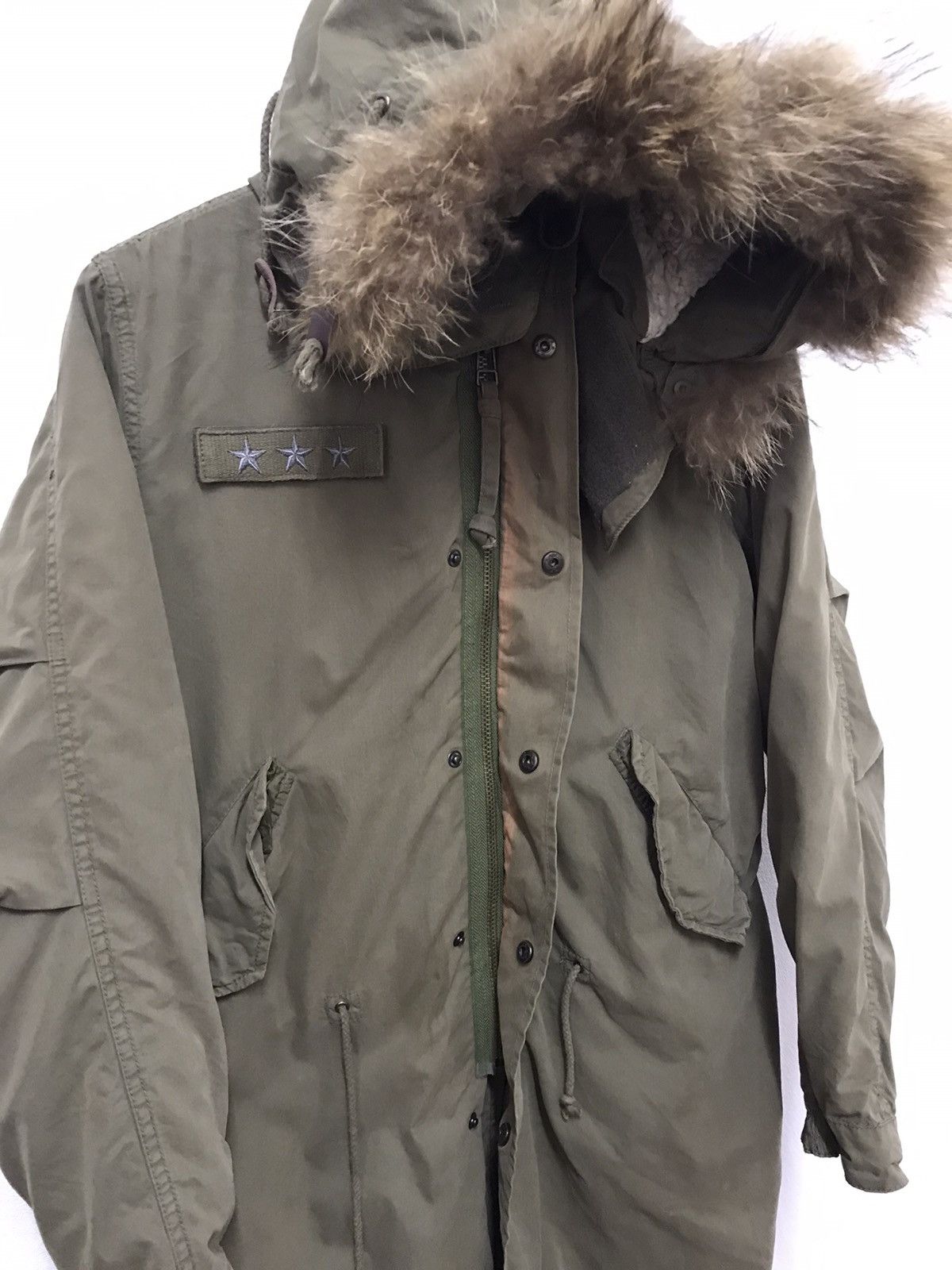 Avirex x Earth music & Ecology military Parka Fishtail Jacke