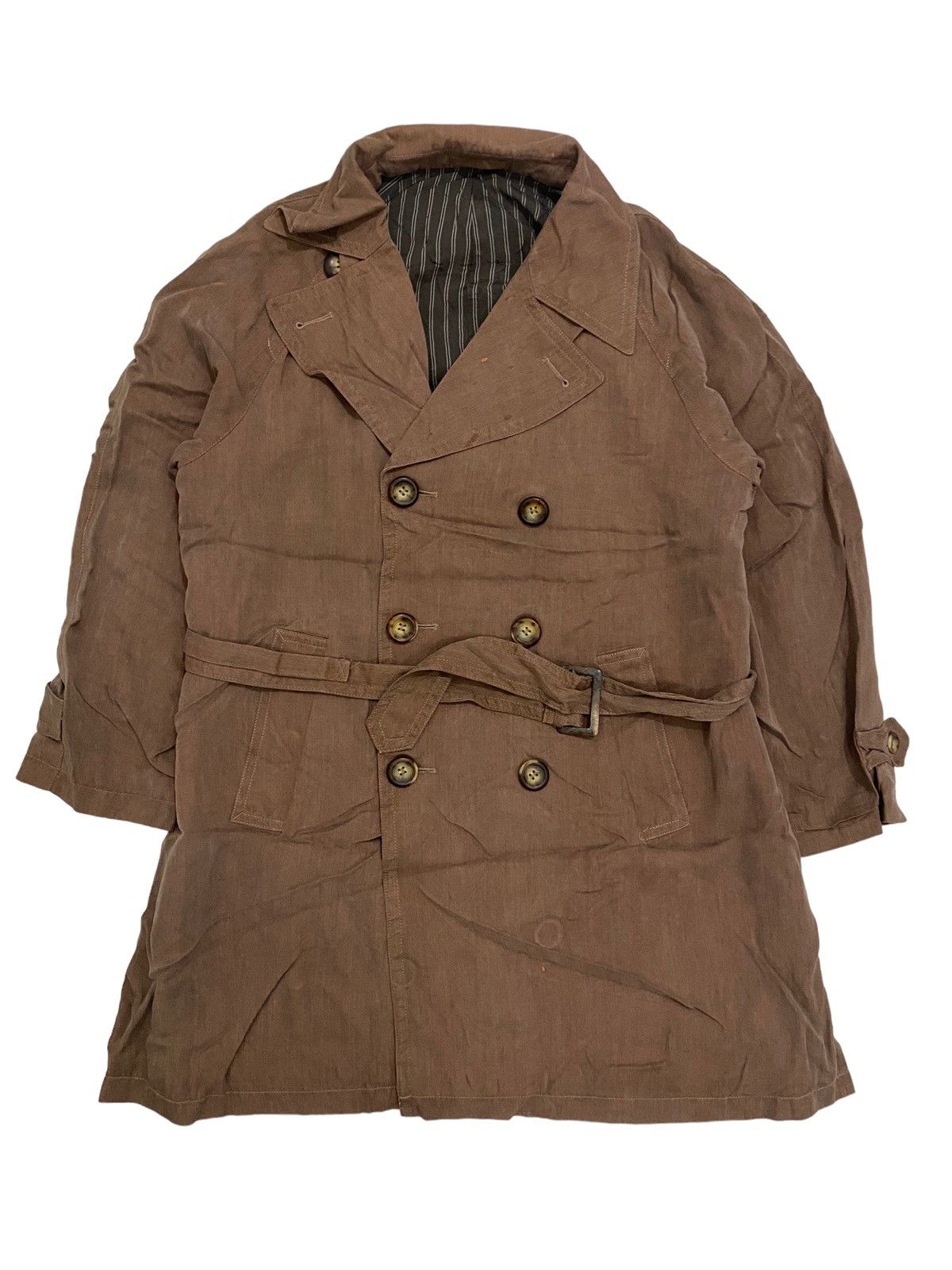 Japanese Brand × Jun Takahashi × Vintage Jun Men Trench Coat Size US M / EU 48-50 / 2 - 1 Thumbnail