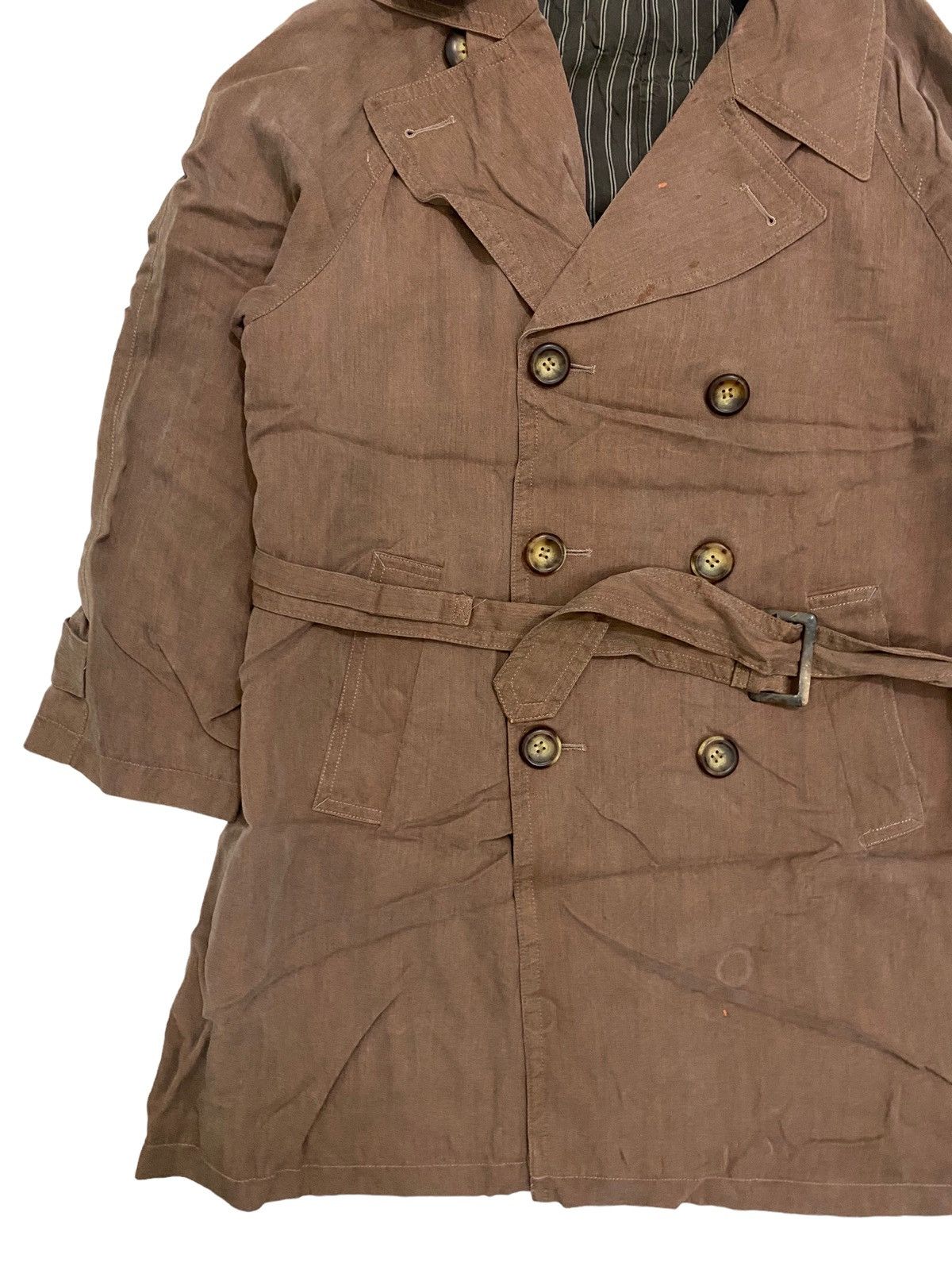 Japanese Brand × Jun Takahashi × Vintage Jun Men Trench Coat Size US M / EU 48-50 / 2 - 2 Thumbnail