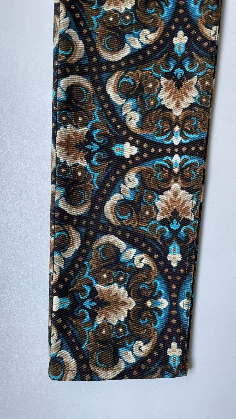 Dries Van Noten A/W 20 Floral Print Jeans Size US 30 / EU 46 - 7 Thumbnail