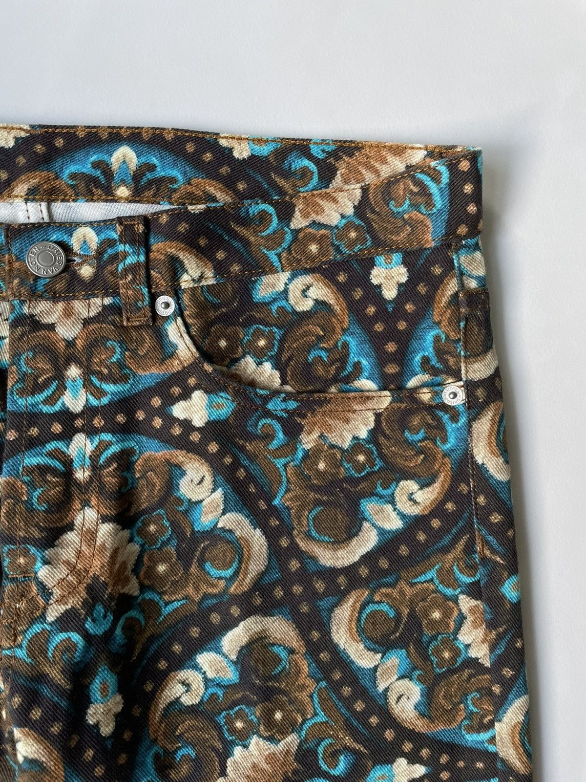 Dries Van Noten A/W 20 Floral Print Jeans Size US 30 / EU 46 - 5 Thumbnail