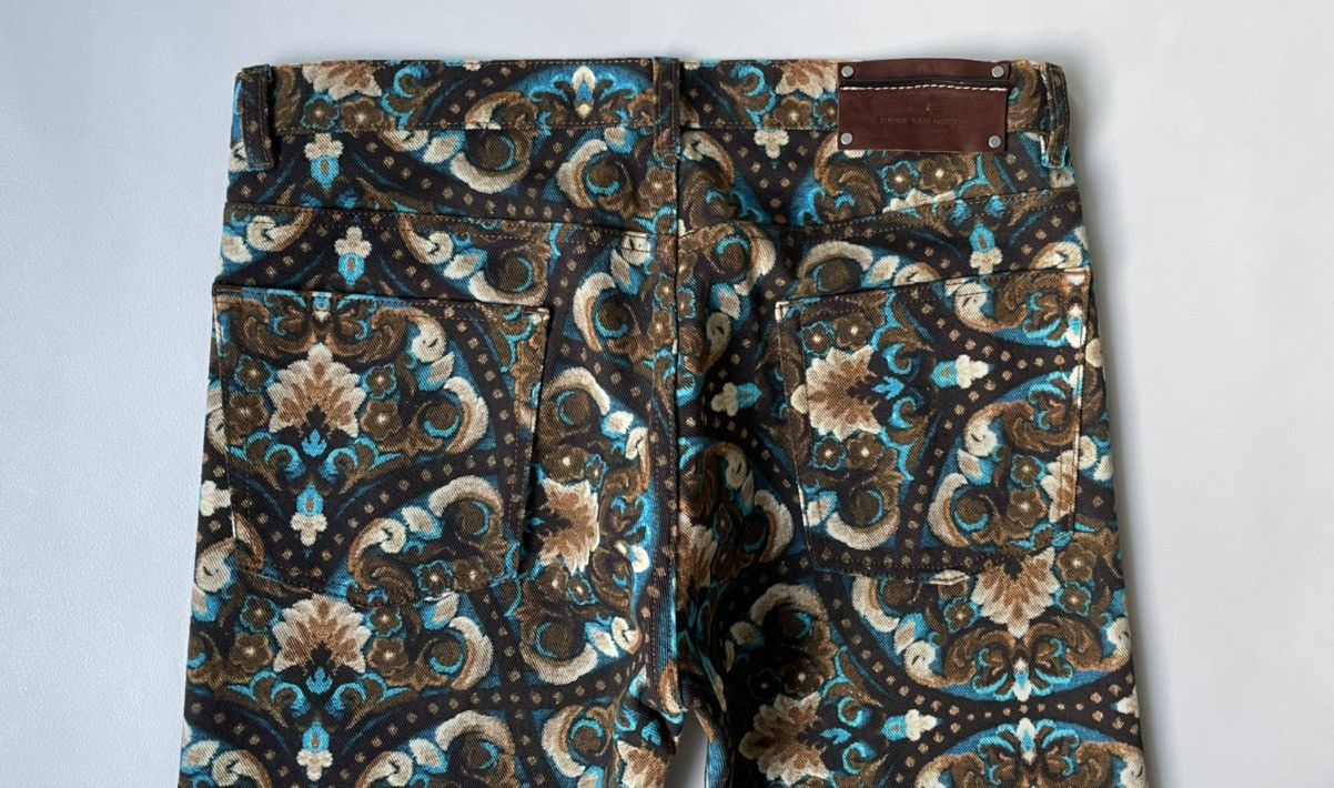 Dries Van Noten A/W 20 Floral Print Jeans Size US 30 / EU 46 - 9 Thumbnail