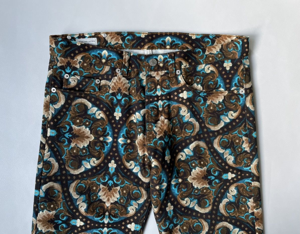 Dries Van Noten A/W 20 Floral Print Jeans Size US 30 / EU 46 - 2 Thumbnail