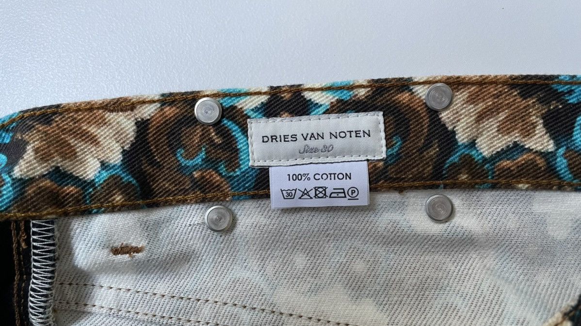 Dries Van Noten A/W 20 Floral Print Jeans Size US 30 / EU 46 - 3 Thumbnail