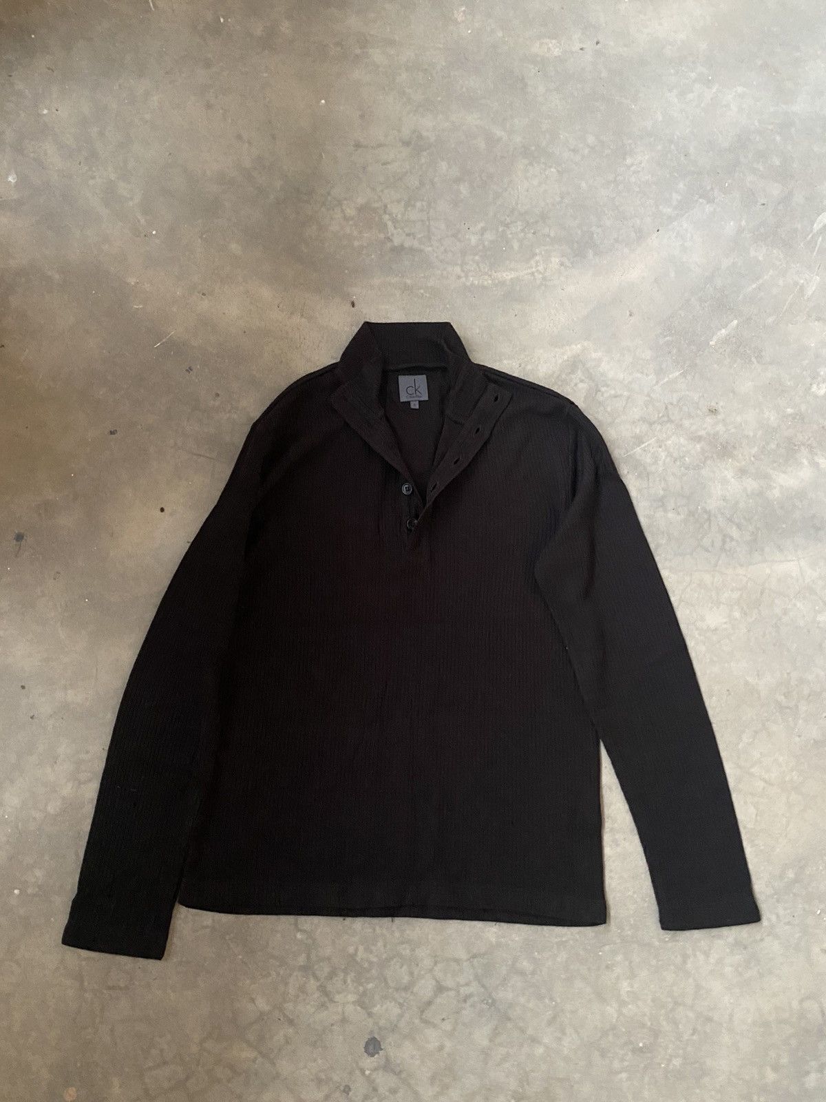 Calvin Klein × Designer Steals💥 Calvin Klein Tee Longsleeve Size US M / EU 48-50 / 2 - 3 Thumbnail