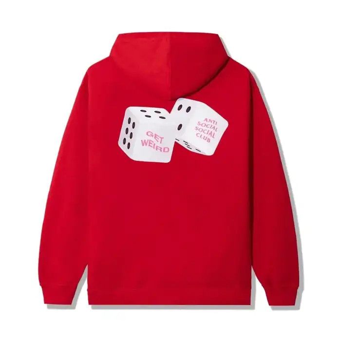 Anti social 2025 club red hoodie