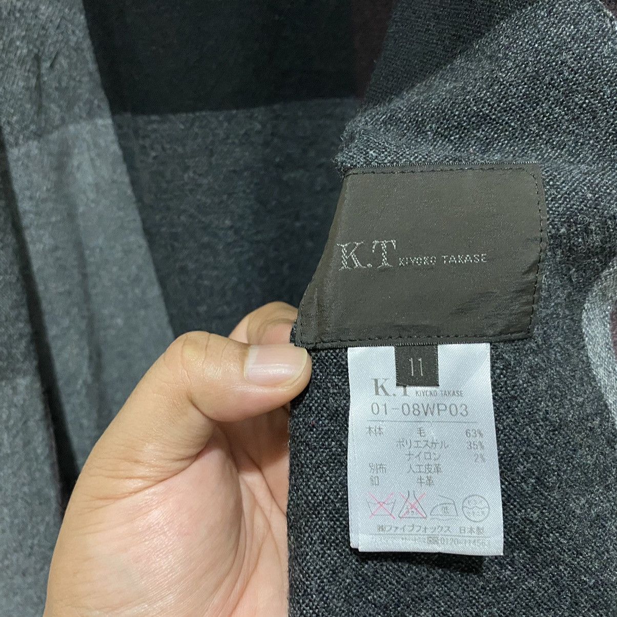Japanese Brand Vintage K.T kiyoko Takase Wool Pancho Cape Free Size Size US XXL / EU 58 / 5 - 10 Thumbnail