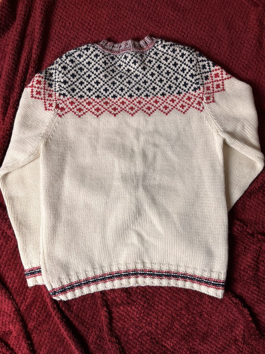 Moncler Moncler Christmas 🍷Sweater jacquard knitwear cardigan Size US L / EU 52-54 / 3 - 9 Thumbnail
