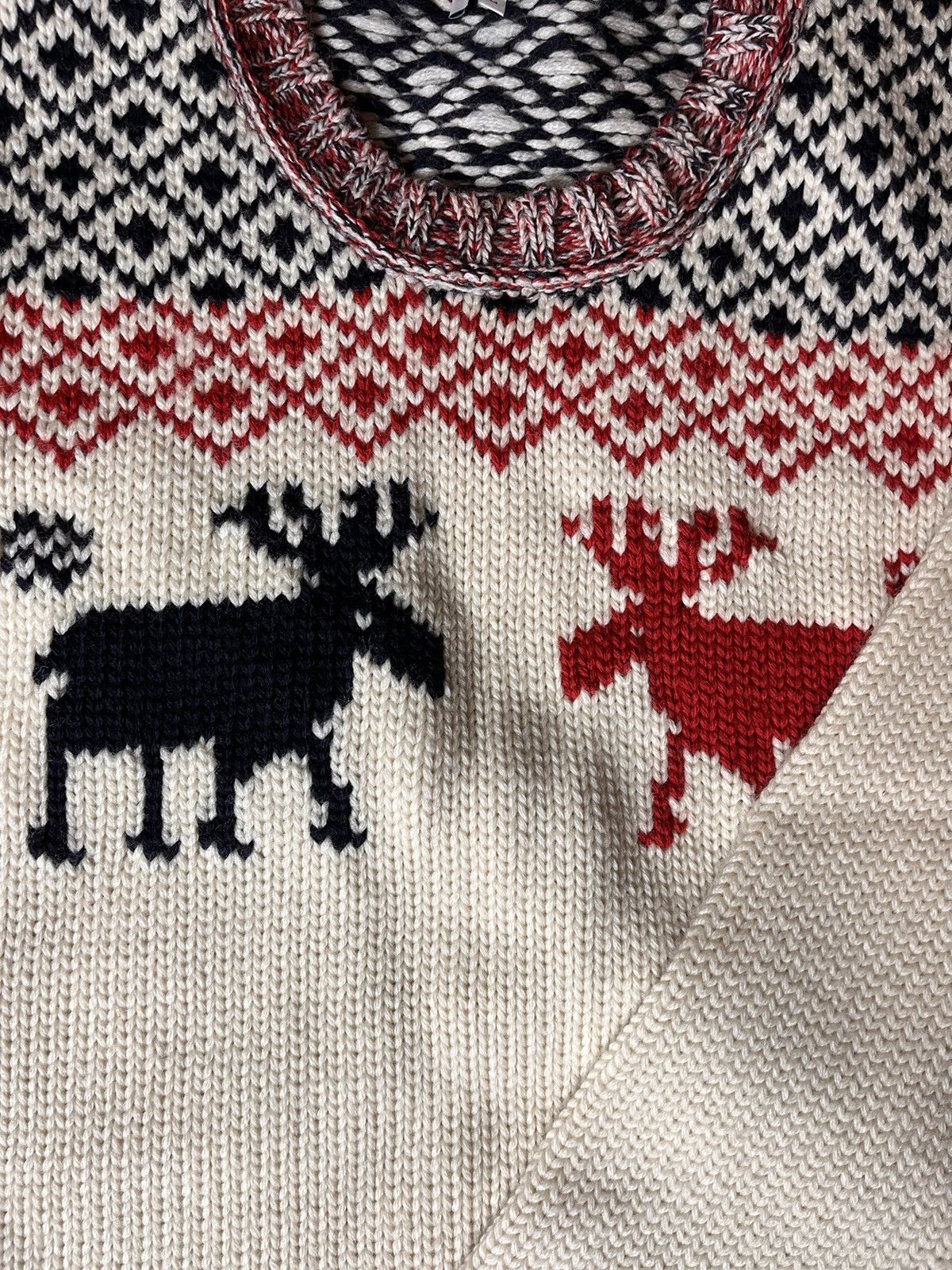 Moncler Moncler Christmas 🍷Sweater jacquard knitwear cardigan Size US L / EU 52-54 / 3 - 5 Thumbnail