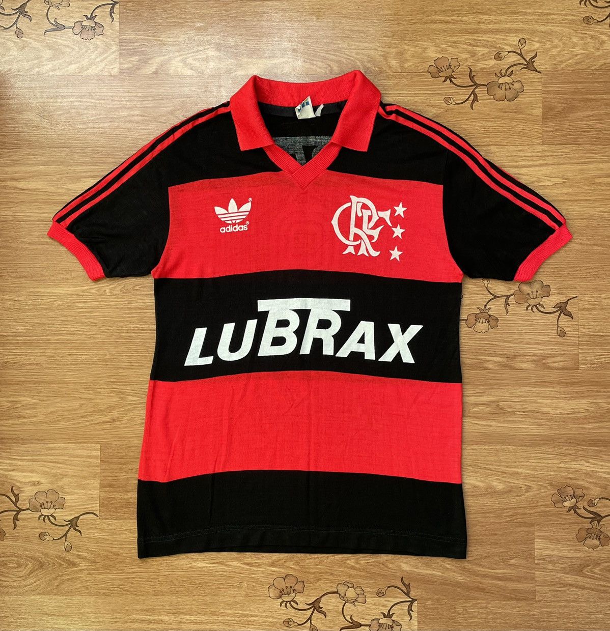 Adidas Flamengo 1985-1990 Rare Vintage Home football T shirt