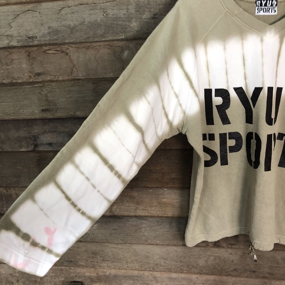 Japanese Brand Ryu Sport Tie Die Brown Sweatshirt #5609 Size US XL / EU 56 / 4 - 9 Thumbnail