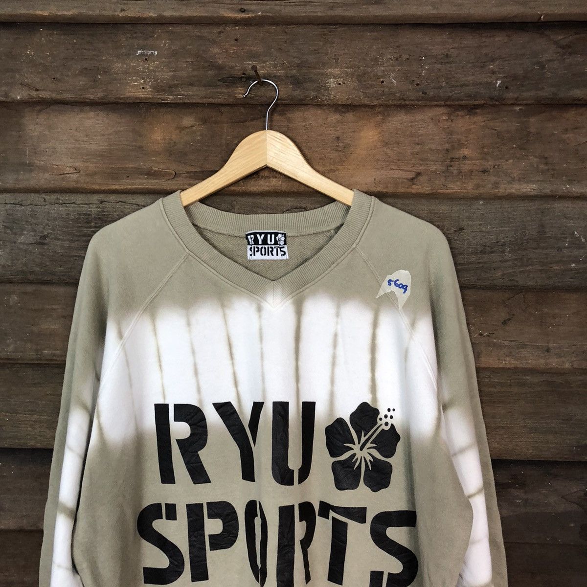 Japanese Brand Ryu Sport Tie Die Brown Sweatshirt #5609 Size US XL / EU 56 / 4 - 2 Thumbnail