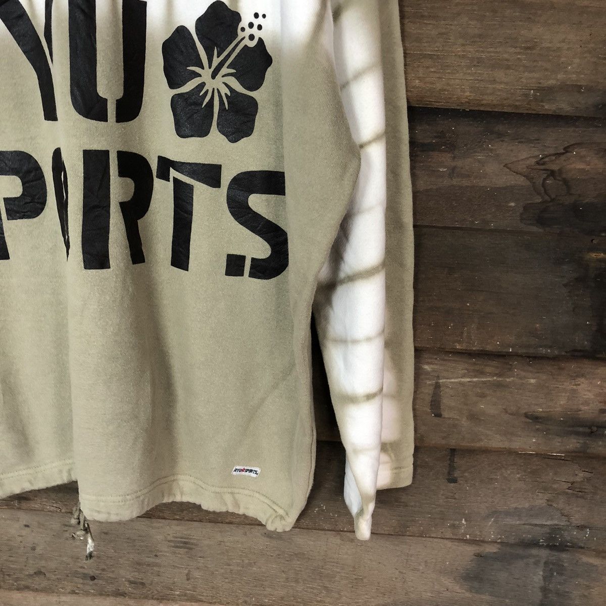 Japanese Brand Ryu Sport Tie Die Brown Sweatshirt #5609 Size US XL / EU 56 / 4 - 5 Thumbnail