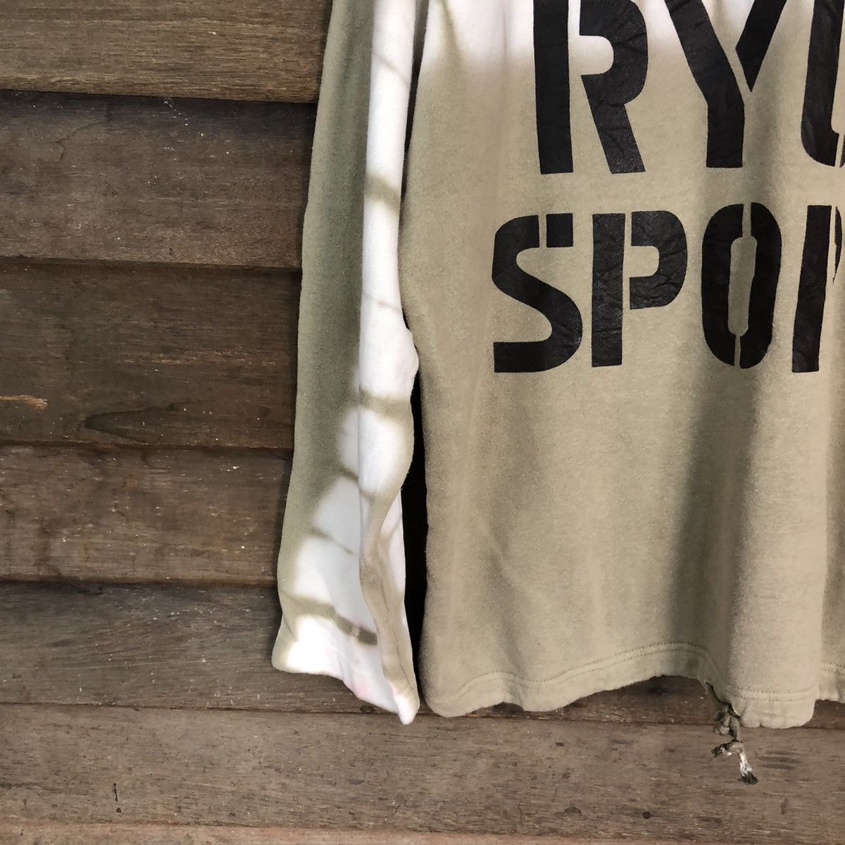 Japanese Brand Ryu Sport Tie Die Brown Sweatshirt #5609 Size US XL / EU 56 / 4 - 4 Thumbnail