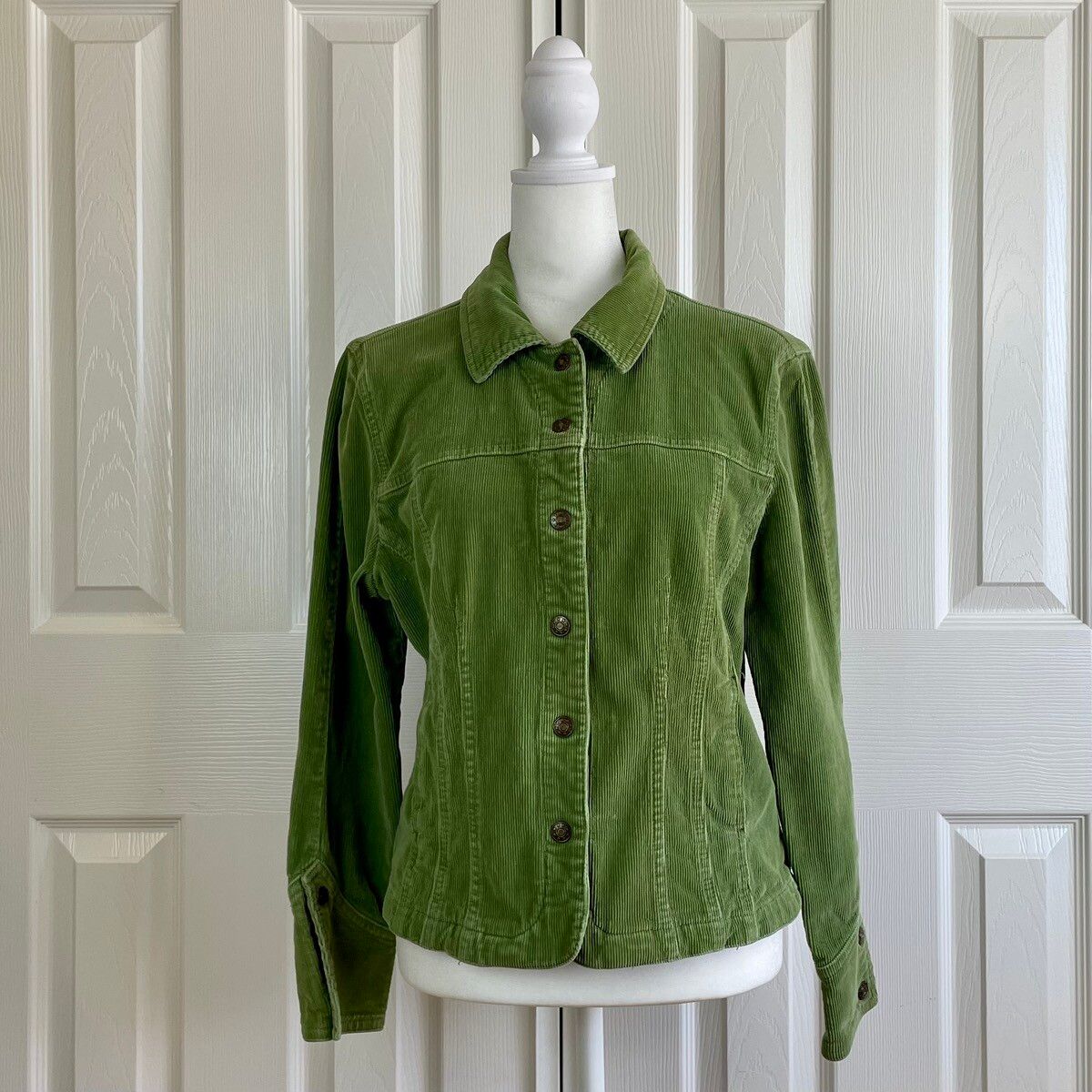 Vintage 90’s Vintage A.M.I Green Cordero Button Up Jacket Size S / US 4 / IT 40 - 1 Preview