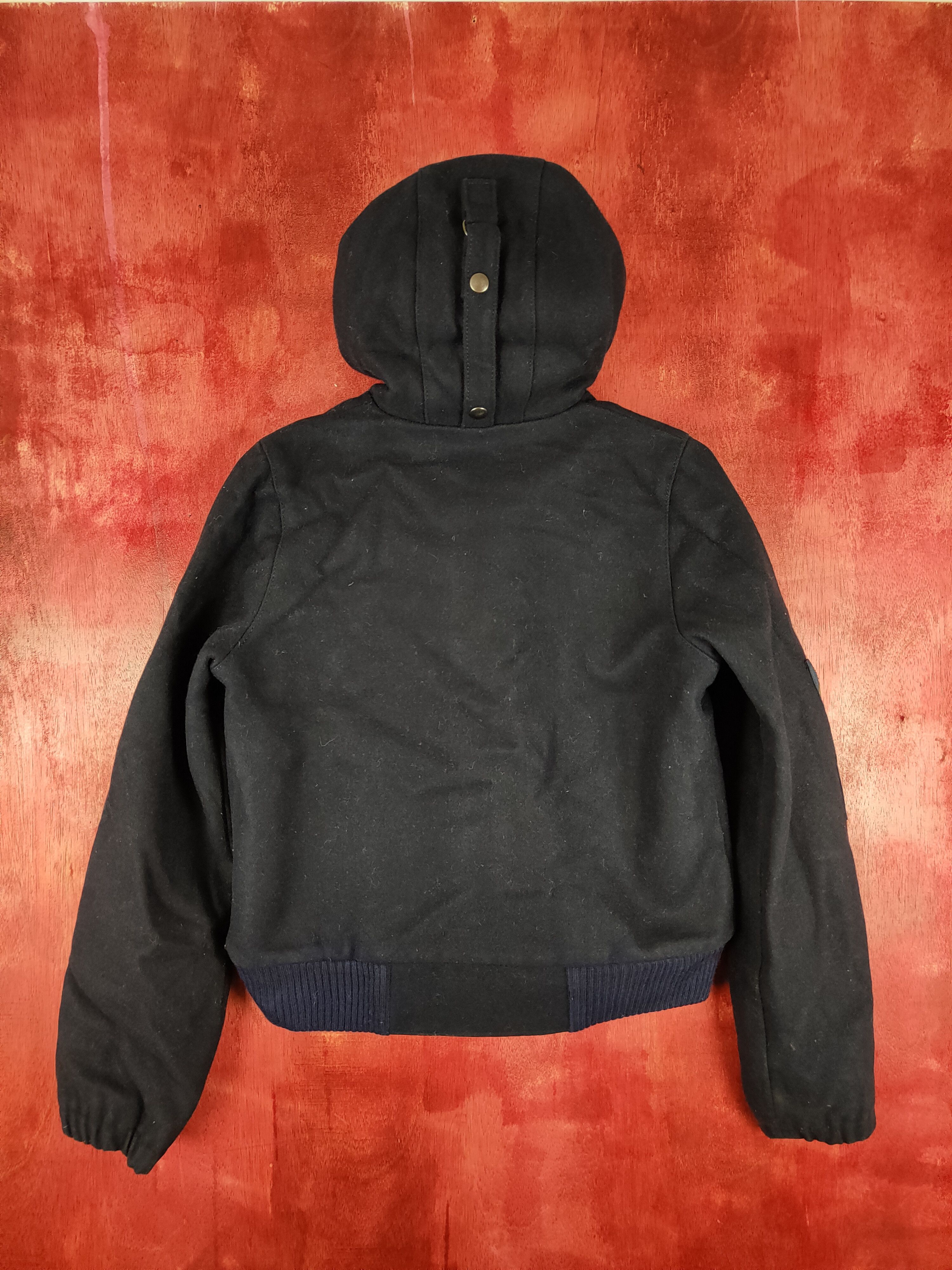 Japanese Brand Ivana Helsinki hoodie Dark Blue jacket #4244 Size XS / US 0-2 / IT 36-38 - 7 Thumbnail