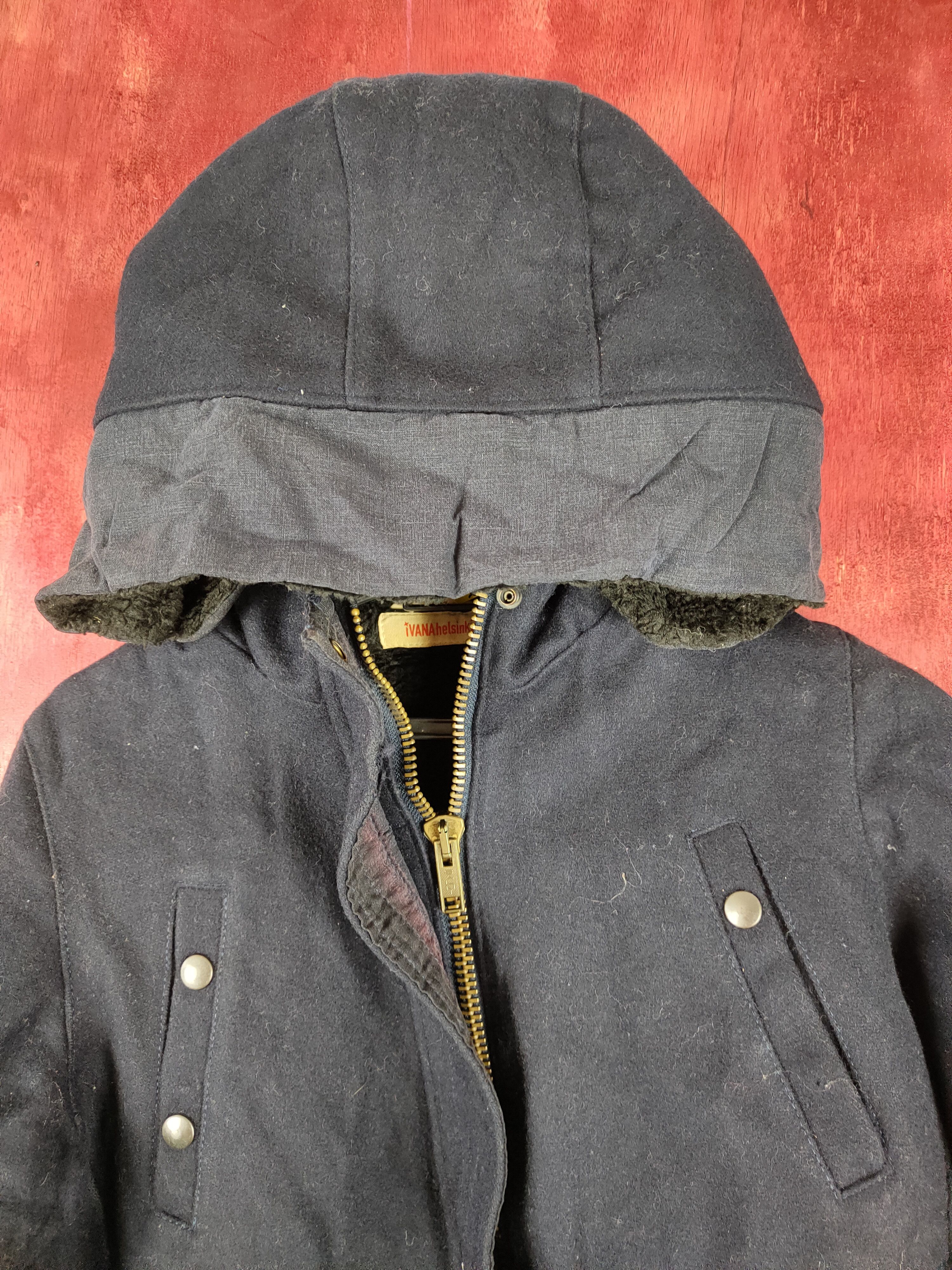 Japanese Brand Ivana Helsinki hoodie Dark Blue jacket #4244 Size XS / US 0-2 / IT 36-38 - 11 Thumbnail