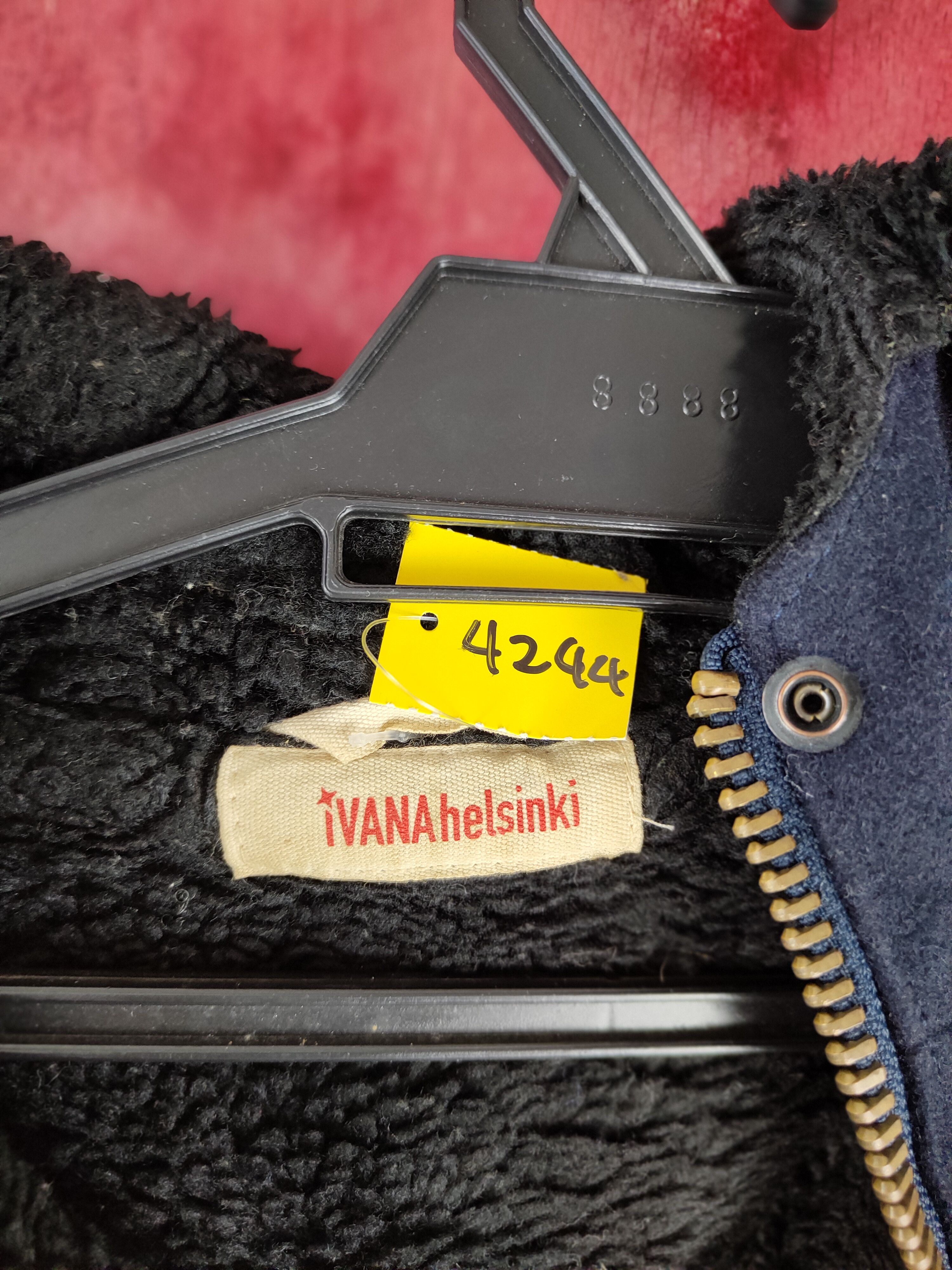 Japanese Brand Ivana Helsinki hoodie Dark Blue jacket #4244 Size XS / US 0-2 / IT 36-38 - 12 Thumbnail