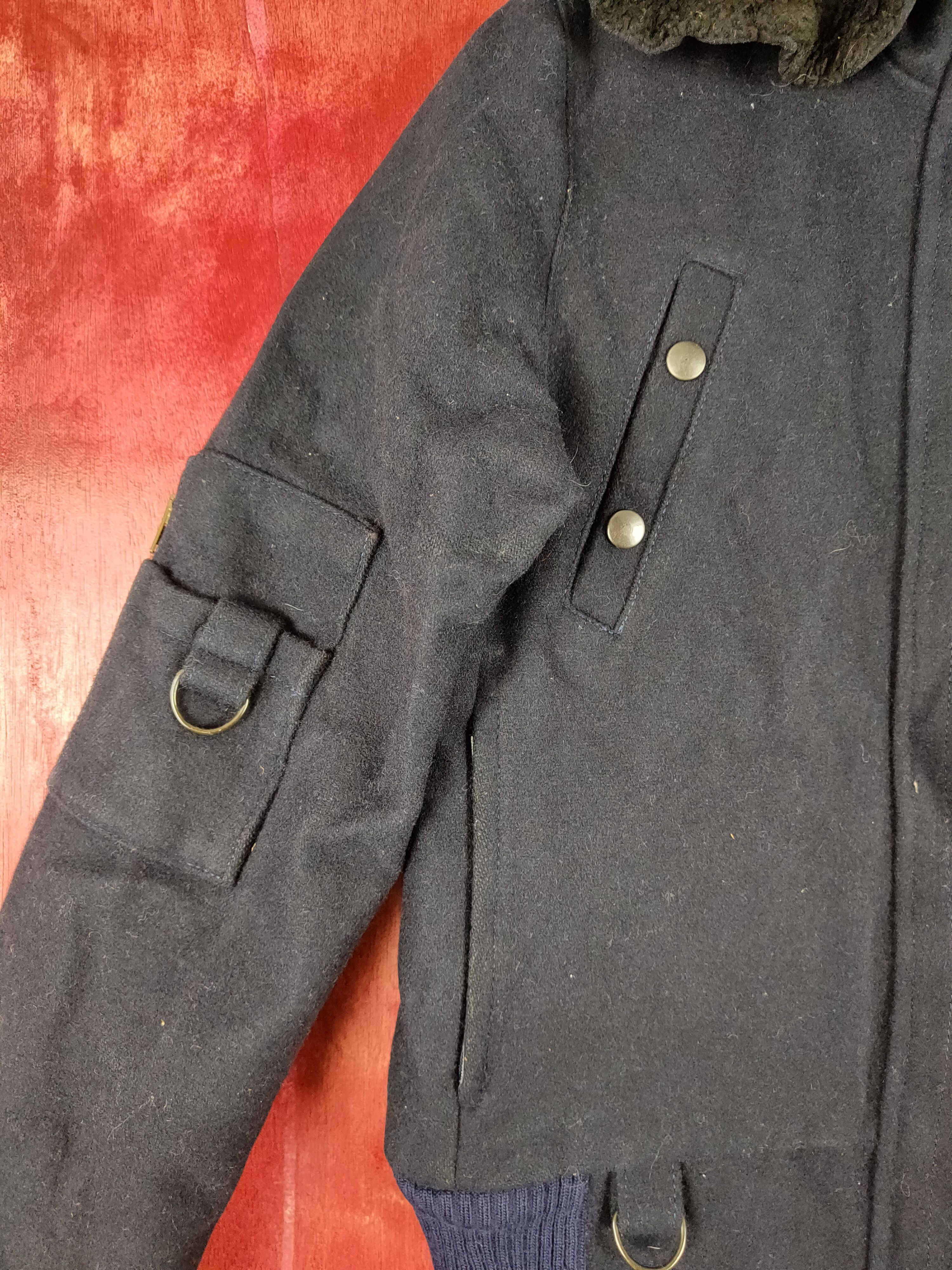 Japanese Brand Ivana Helsinki hoodie Dark Blue jacket #4244 Size XS / US 0-2 / IT 36-38 - 4 Thumbnail