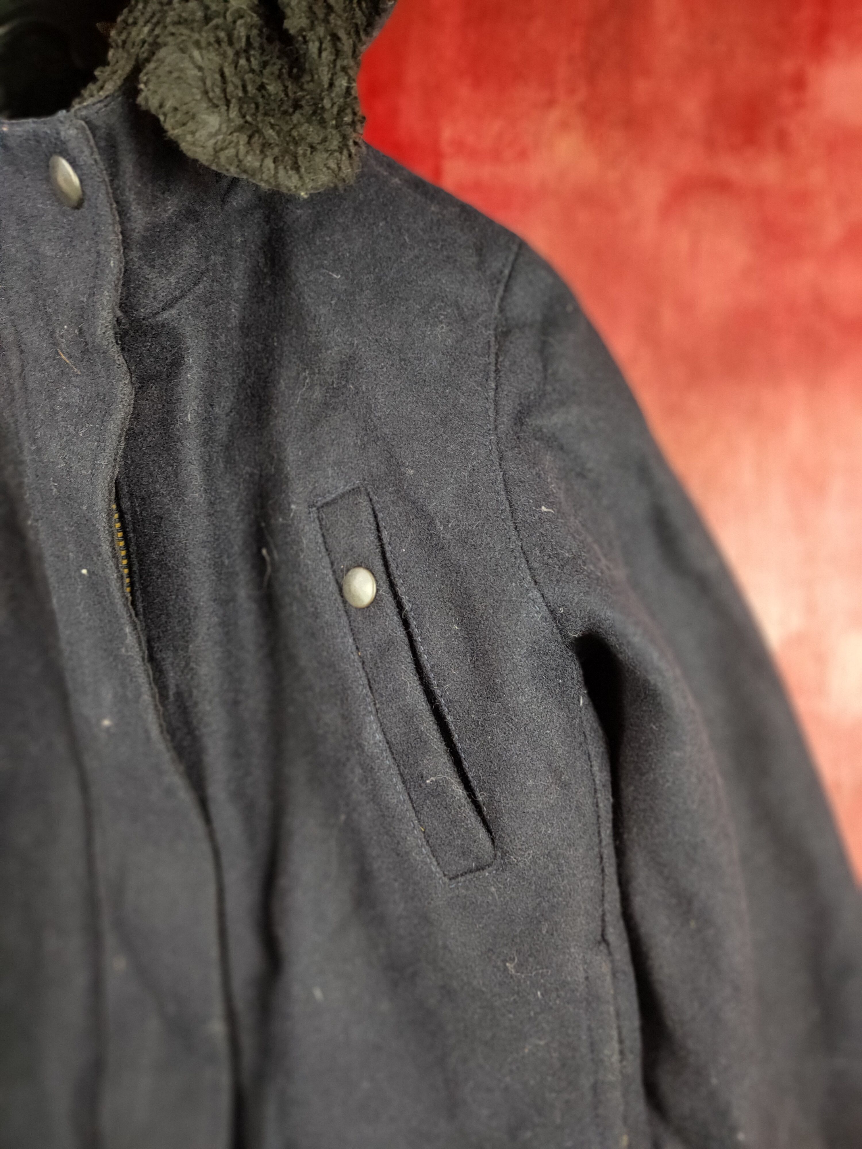 Japanese Brand Ivana Helsinki hoodie Dark Blue jacket #4244 Size XS / US 0-2 / IT 36-38 - 6 Thumbnail