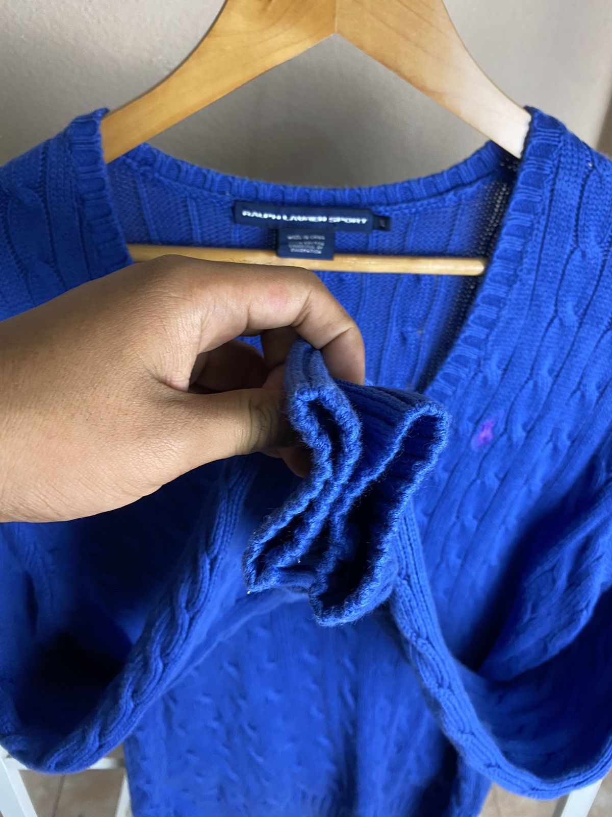 Ralph Lauren Sport Ralph Lauren Sport Knitwear V Neck Size S / US 4 / IT 40 - 4 Thumbnail