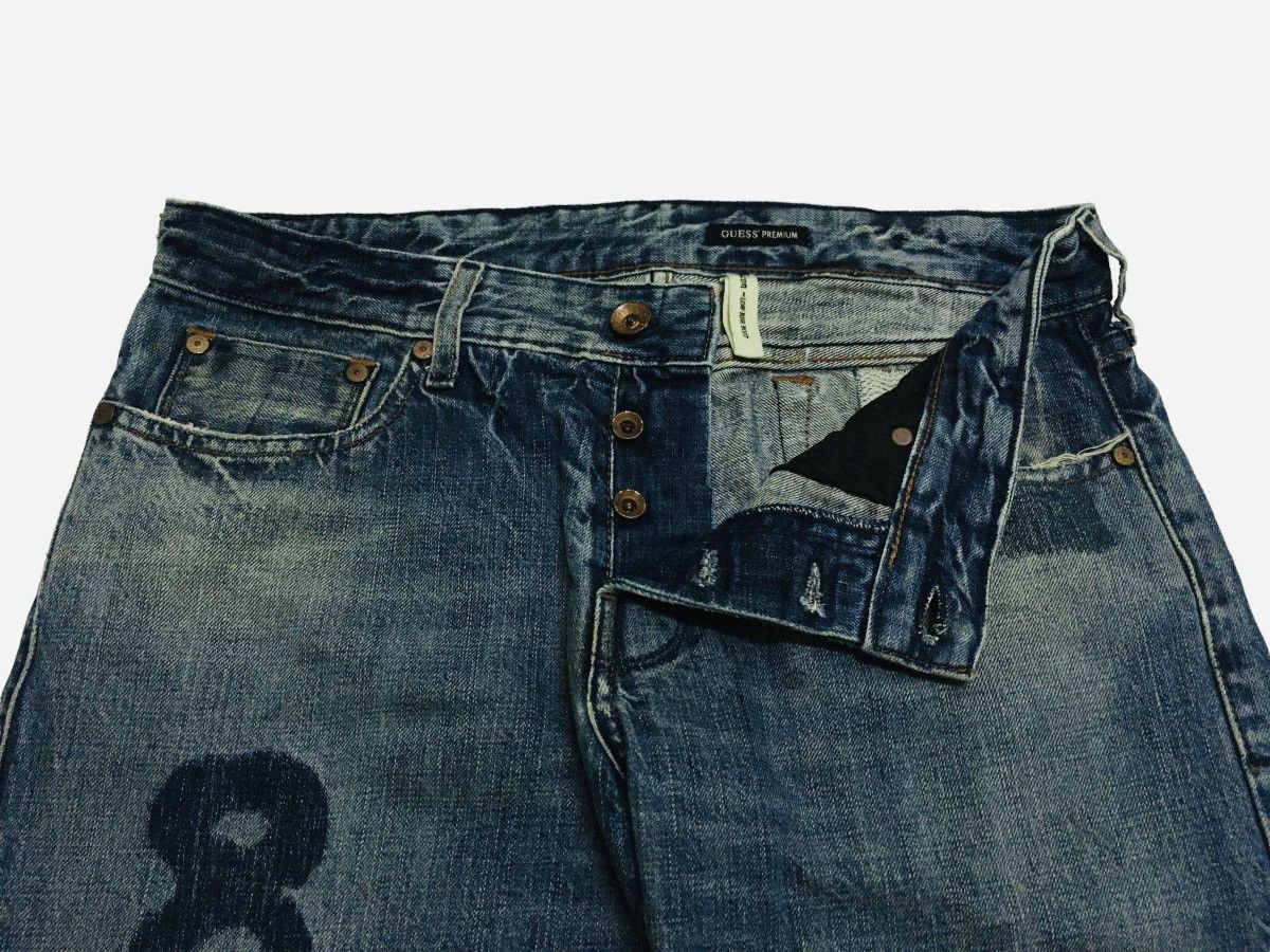 Guess Rare Design Vintage Brand Guess Flared Jeans 2000s Size US 32 / EU 48 - 7 Thumbnail