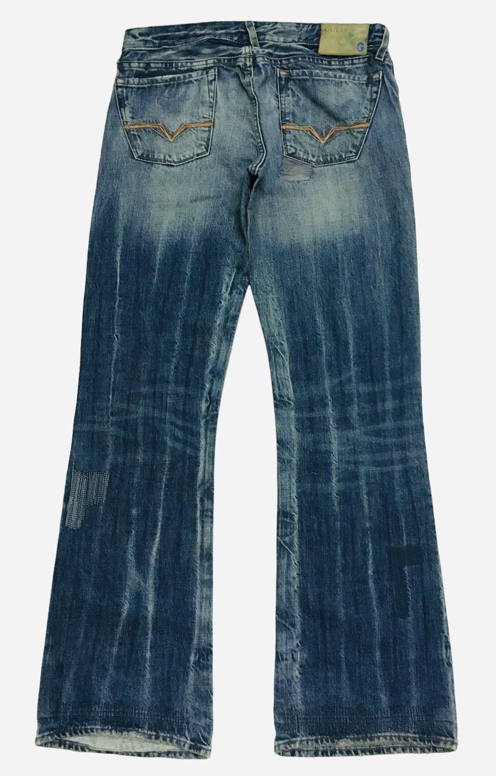 Guess Rare Design Vintage Brand Guess Flared Jeans 2000s Size US 32 / EU 48 - 2 Thumbnail