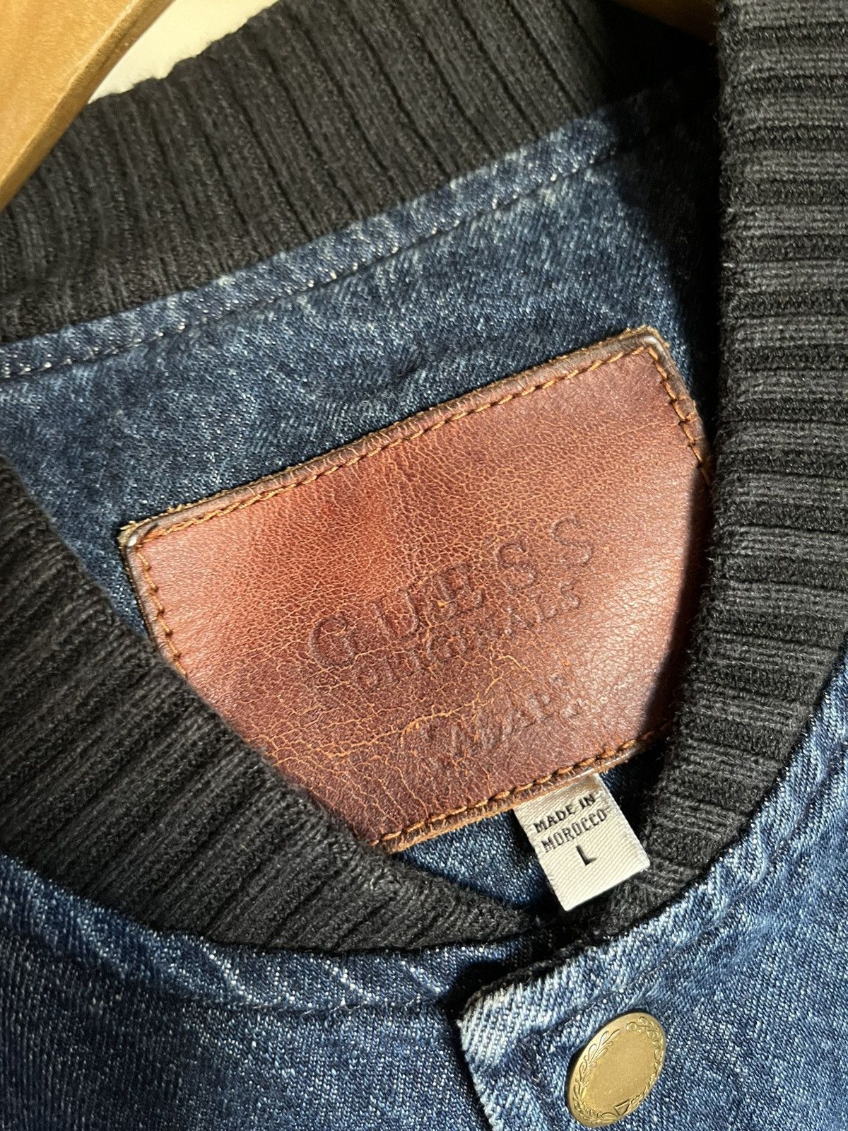 A$AP Rocky × Guess Guess x asap rocky denim varsity bomber Size US L / EU 52-54 / 3 - 2 Thumbnail