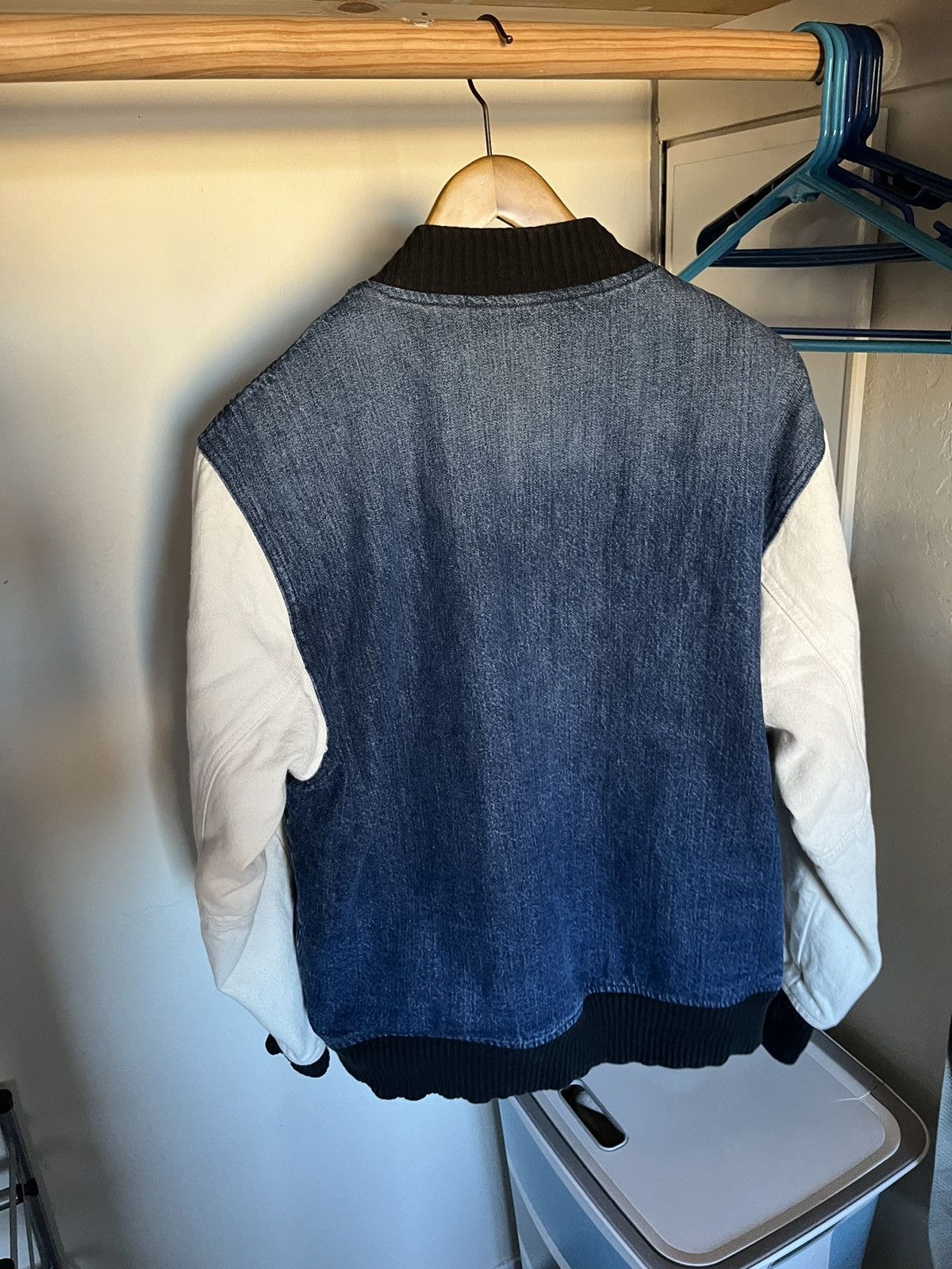 A$AP Rocky × Guess Guess x asap rocky denim varsity bomber Size US L / EU 52-54 / 3 - 3 Thumbnail