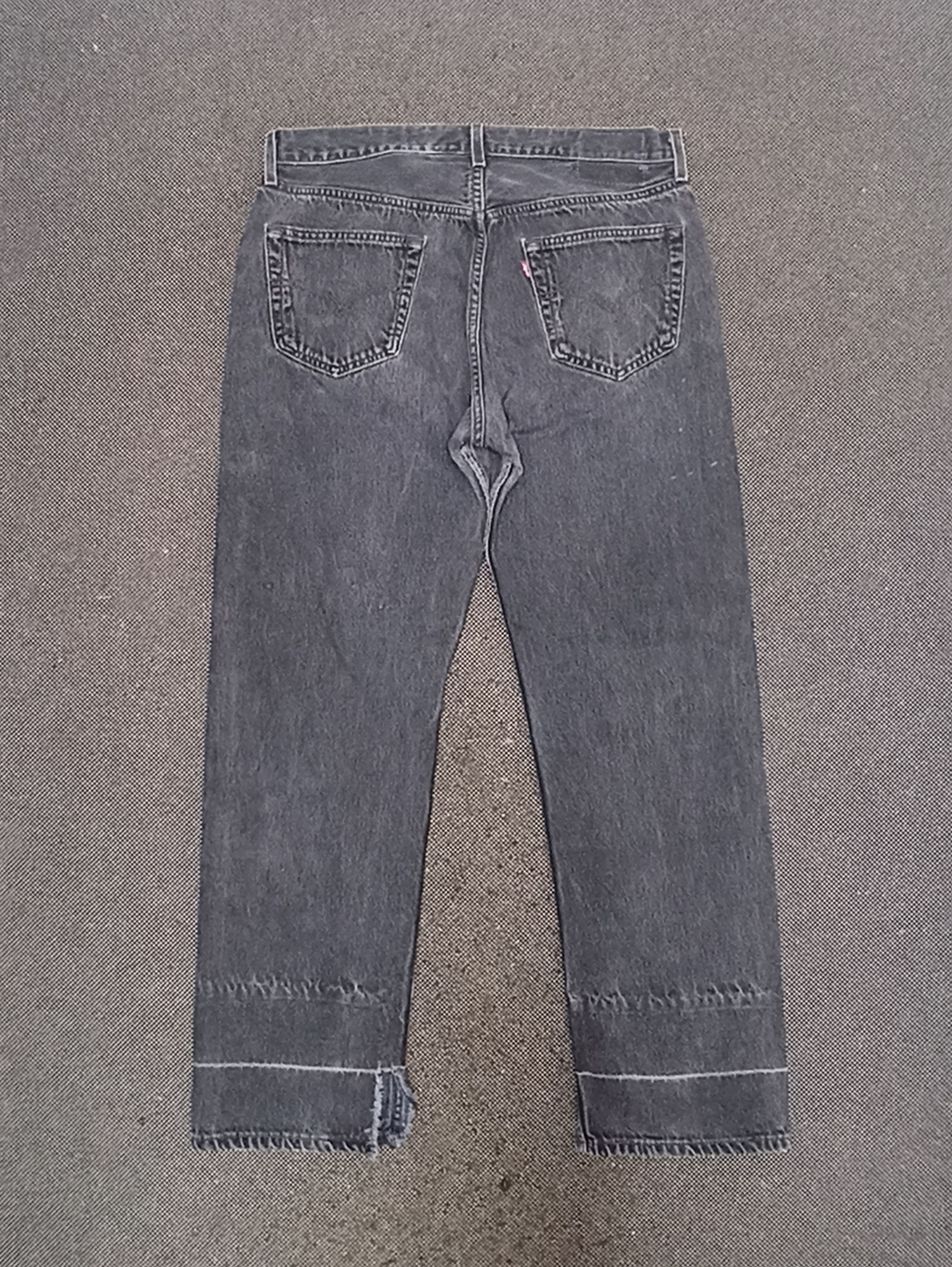 Jean × Levi's × Vintage VINTAGE LEVIS 501 BLACK JEANS -J286 Size US 36 / EU 52 - 2 Thumbnail