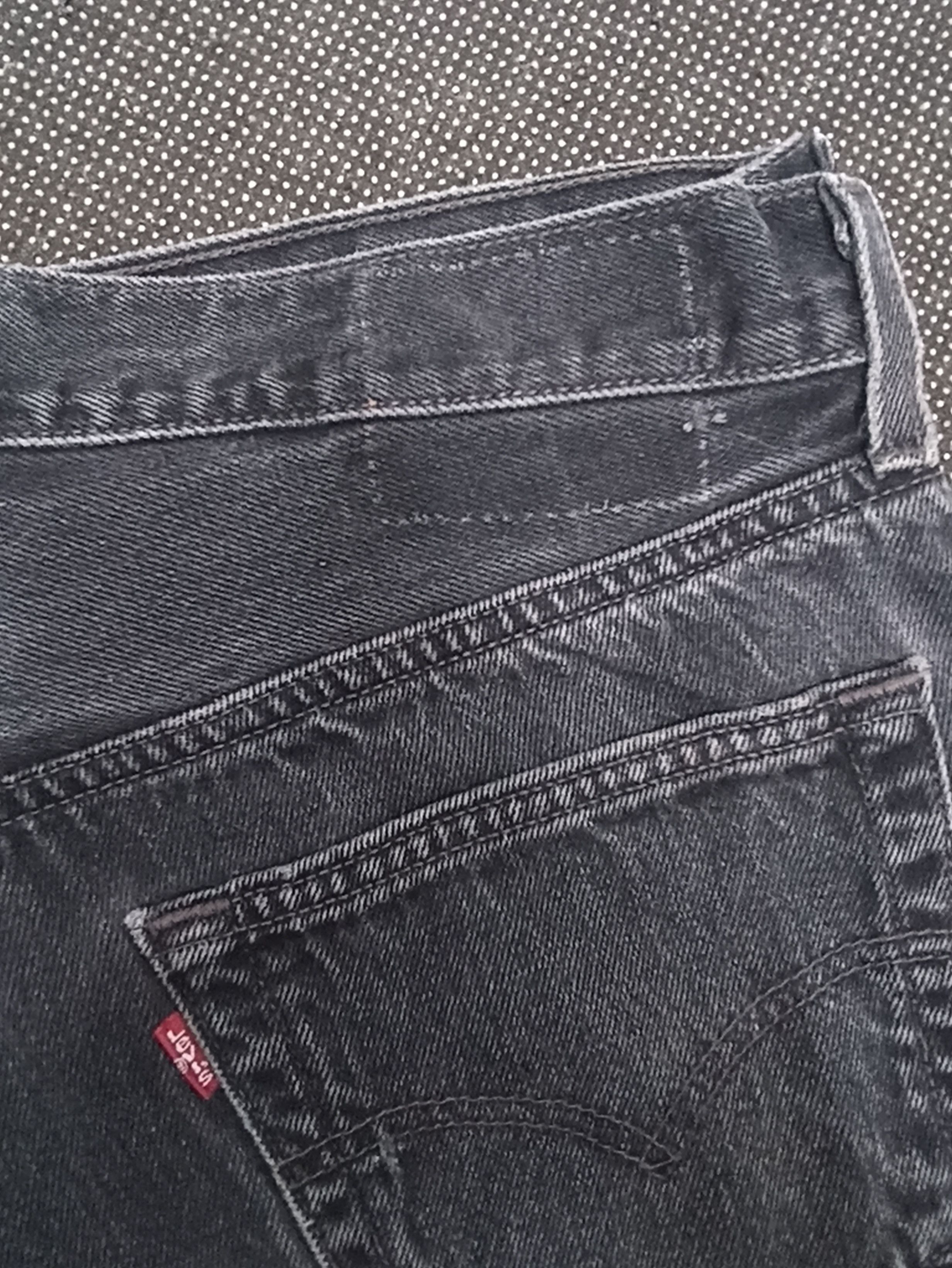 Jean × Levi's × Vintage VINTAGE LEVIS 501 BLACK JEANS -J286 Size US 36 / EU 52 - 10 Thumbnail