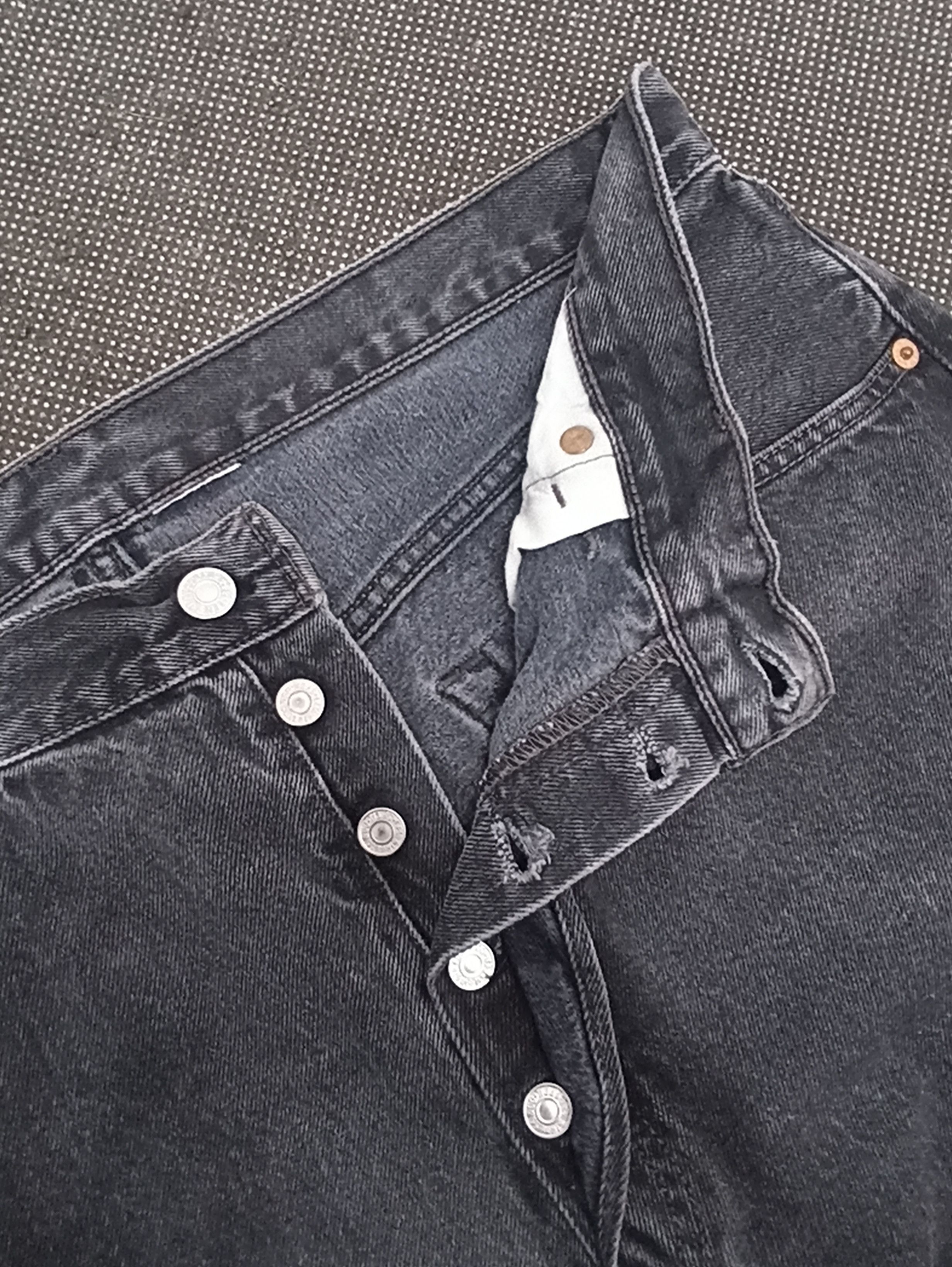 Jean × Levi's × Vintage VINTAGE LEVIS 501 BLACK JEANS -J286 Size US 36 / EU 52 - 3 Thumbnail