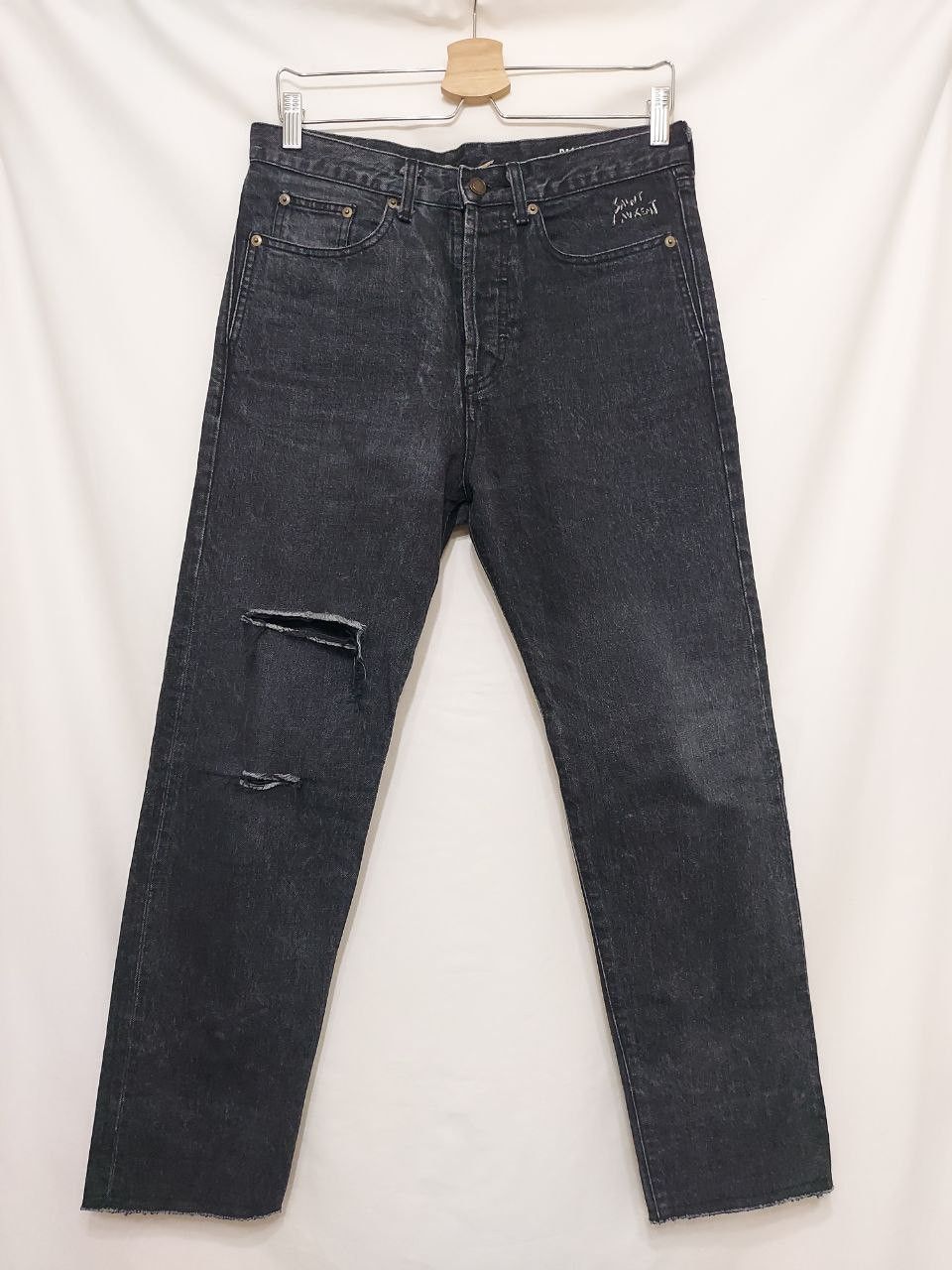 Saint Laurent Paris Embroidery Logo D14 Jeans Size US 30 / EU 46 - 1 Thumbnail