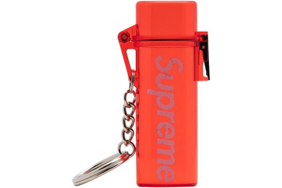 Supreme SS20 Supreme Waterproof Lighter Case Keychain Red Box Logo Size ONE SIZE - 5 Thumbnail