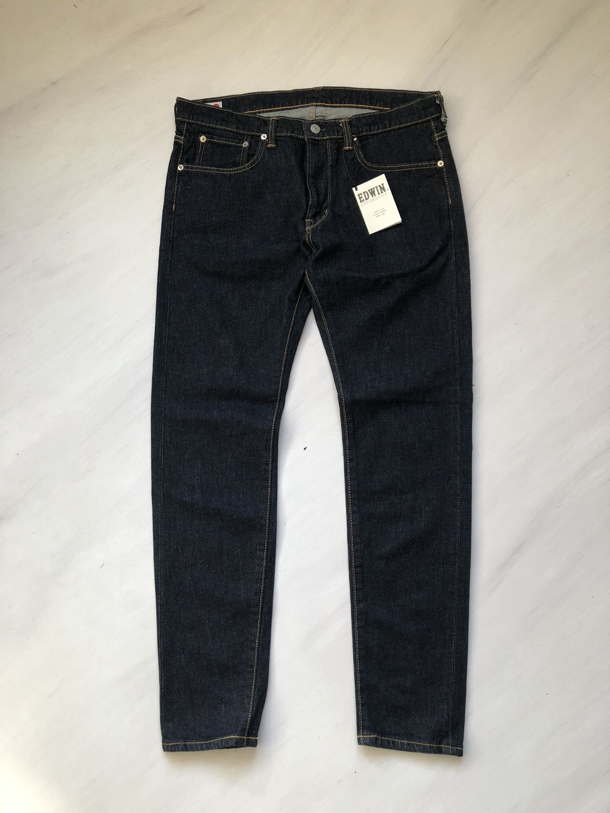 Edwin × Japanese Brand × Vintage Edwin ed32S Japan Denim Jeans Size US 33 - 3 Thumbnail