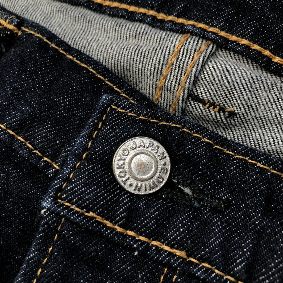 Edwin × Japanese Brand × Vintage Edwin ed32S Japan Denim Jeans Size US 33 - 10 Thumbnail