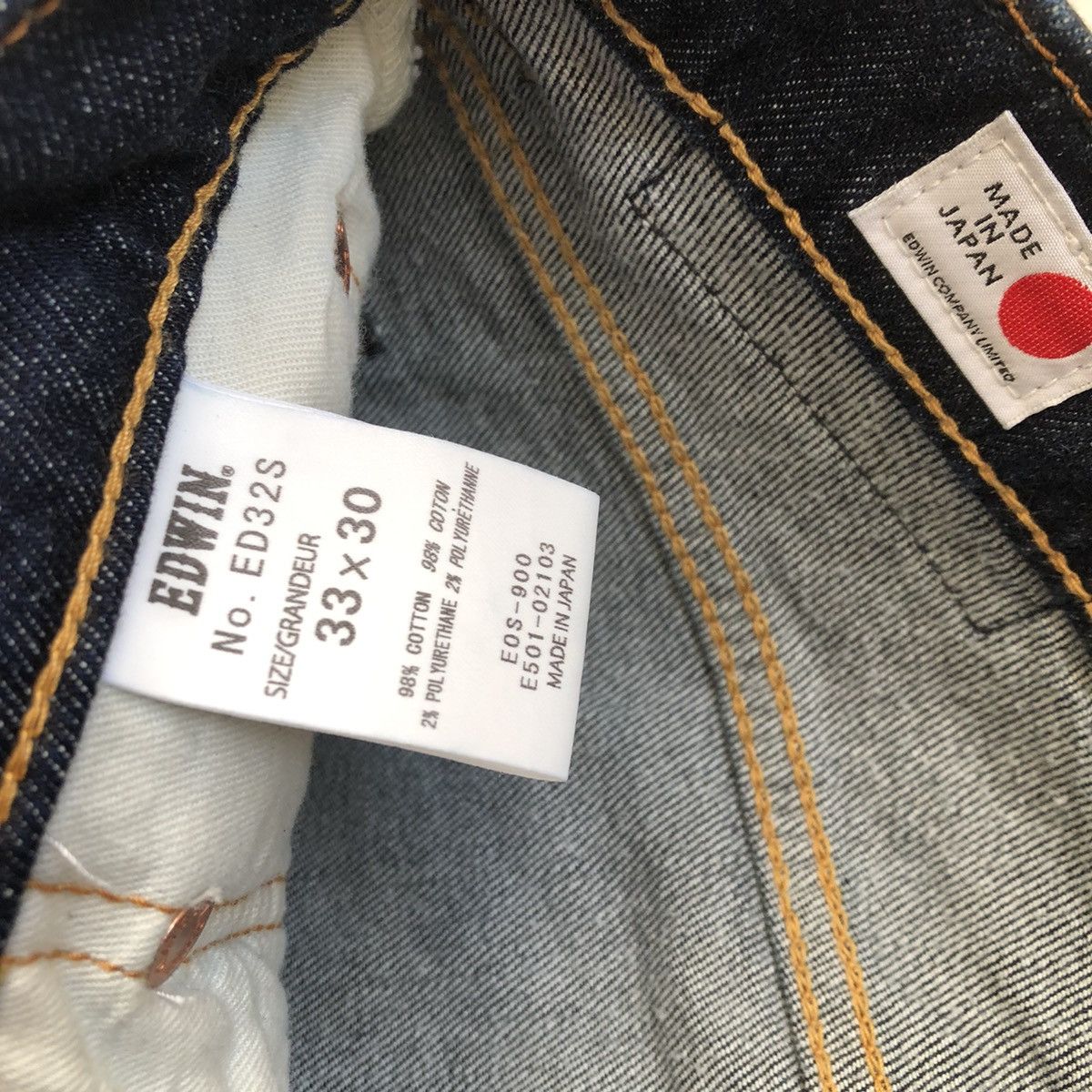 Edwin × Japanese Brand × Vintage Edwin ed32S Japan Denim Jeans Size US 33 - 8 Thumbnail