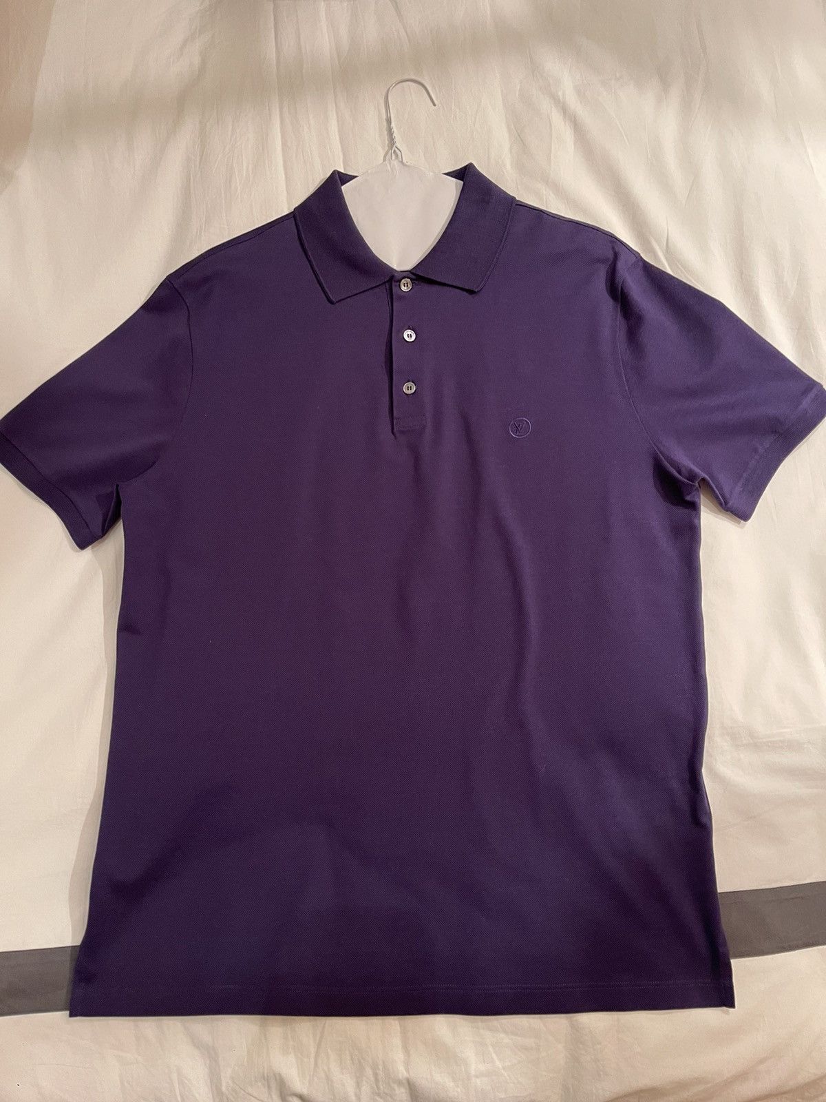 Louis Vuitton Louis Vuitton blue/purple Classic Polo Size US L / EU 52-54 / 3 - 1 Thumbnail