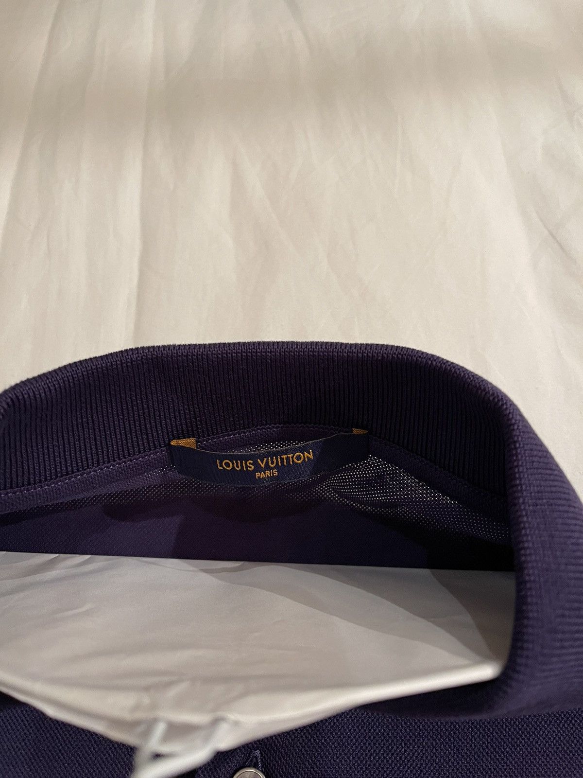 Louis Vuitton Louis Vuitton blue/purple Classic Polo Size US L / EU 52-54 / 3 - 3 Thumbnail