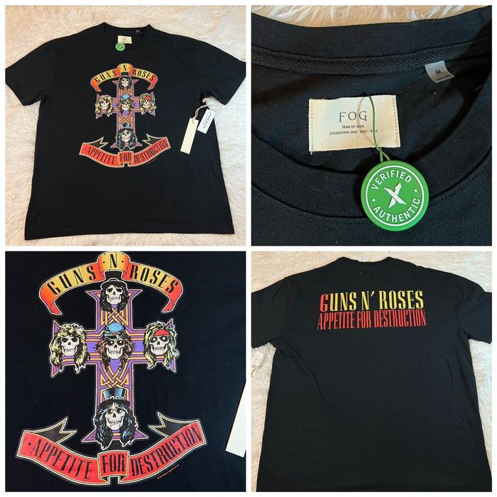 Fear of God Fear Of God FOG Guns N' Roses Tshirt Grailed