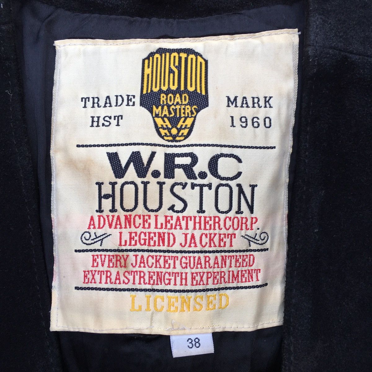 Genuine Leather × Vintage Vintage W.R.C Houston Velvet Leather Vest Size US S / EU 44-46 / 1 - 5 Thumbnail