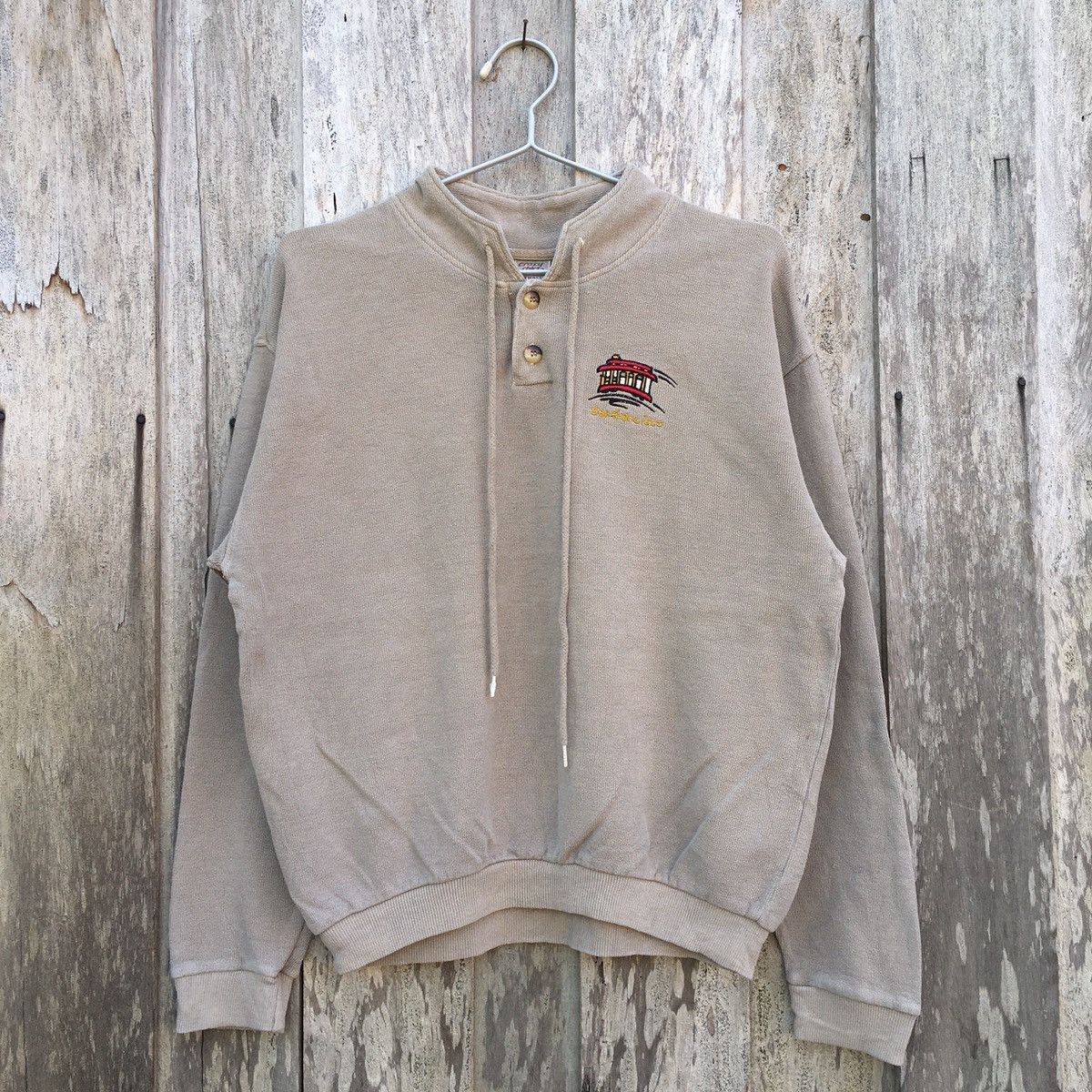 Vintage San Francisco Half Button Sweatshirt