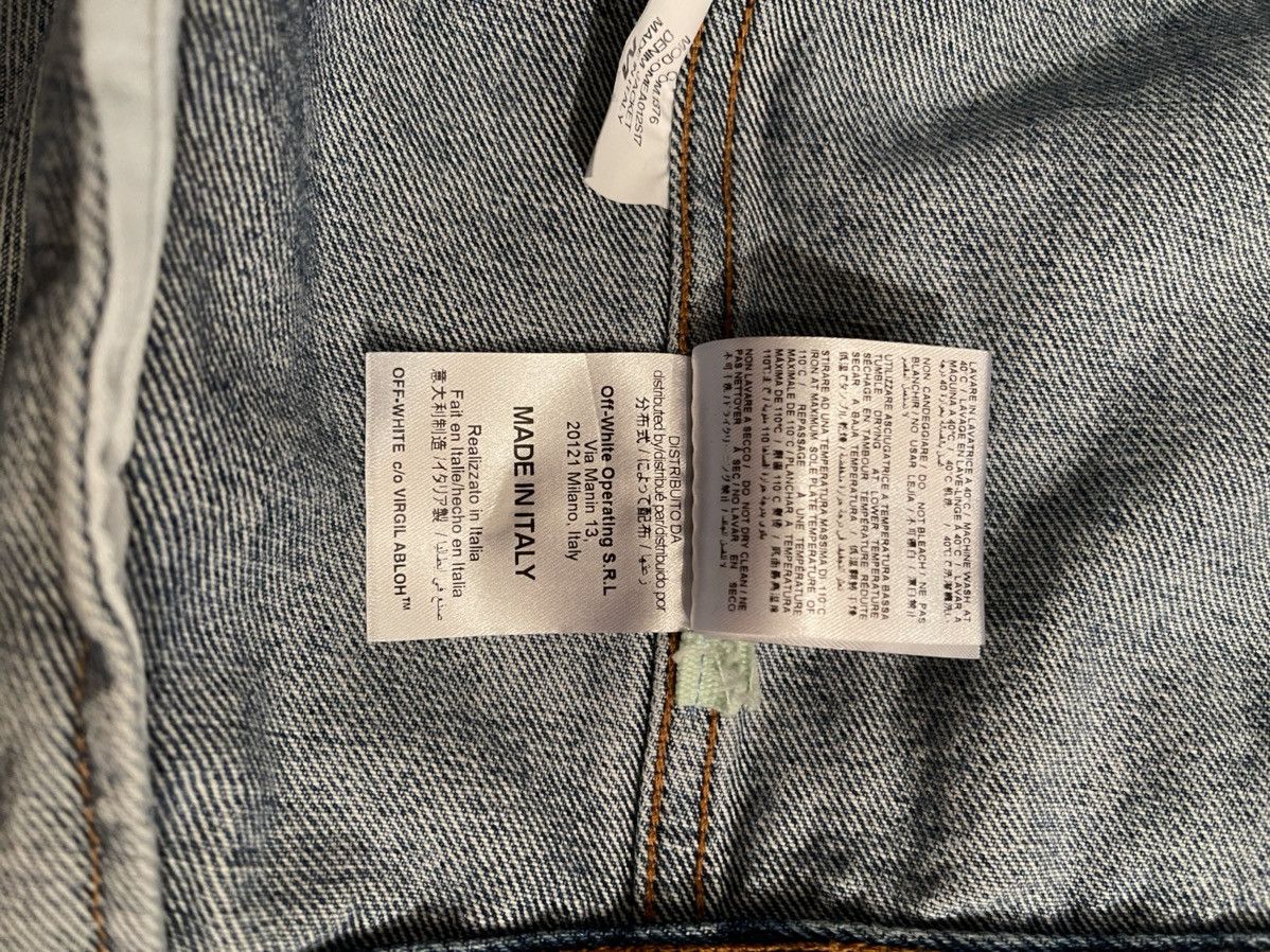 Off-White Off-White ‘spray paint’ Denim Jacket Size US M / EU 48-50 / 2 - 6 Thumbnail