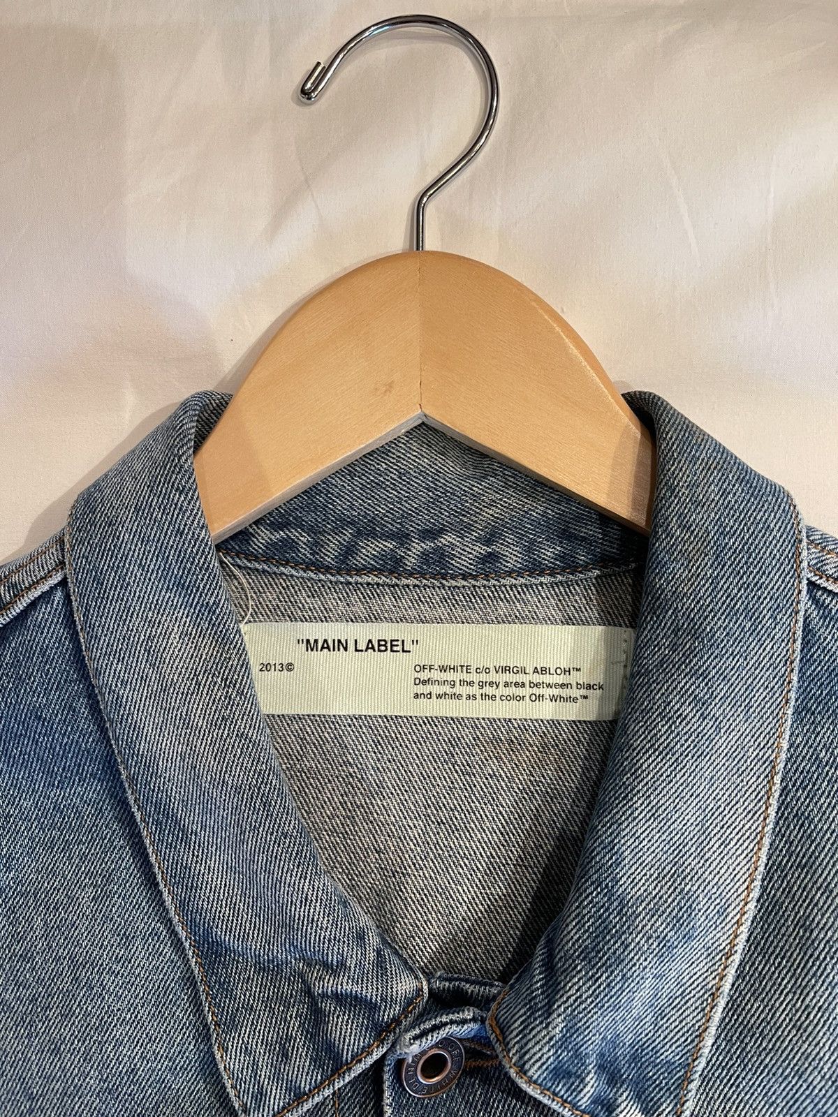 Off-White Off-White ‘spray paint’ Denim Jacket Size US M / EU 48-50 / 2 - 3 Thumbnail