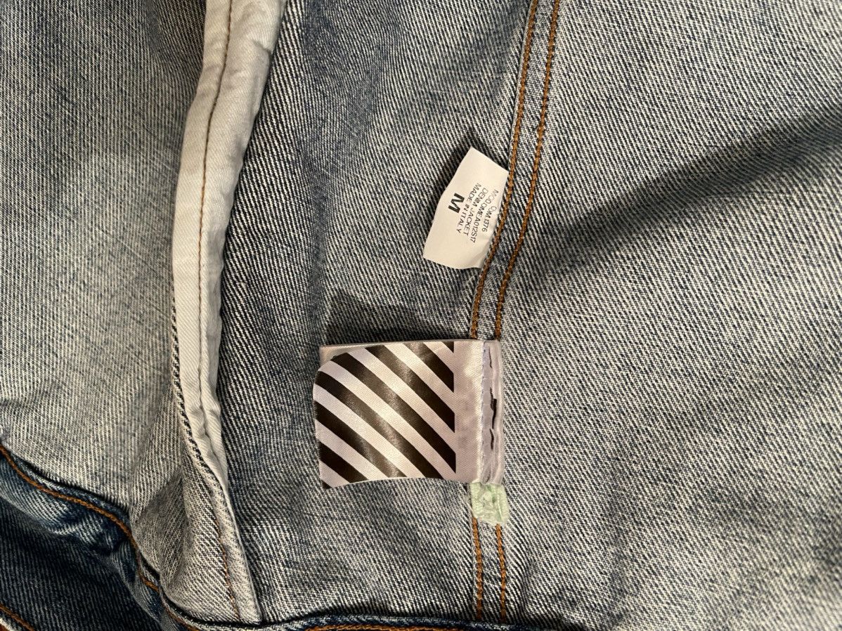Off-White Off-White ‘spray paint’ Denim Jacket Size US M / EU 48-50 / 2 - 4 Thumbnail