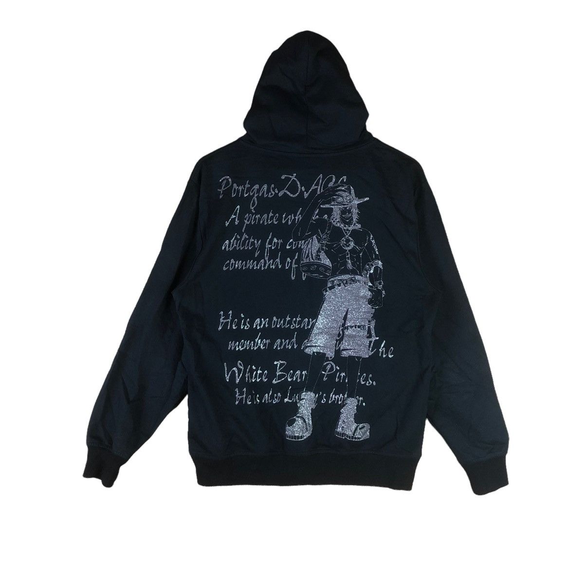 Anime × One Piece Vintage Hoodie One Piece Big Logo Full Zipper Pullover Size US M / EU 48-50 / 2 - 2 Thumbnail