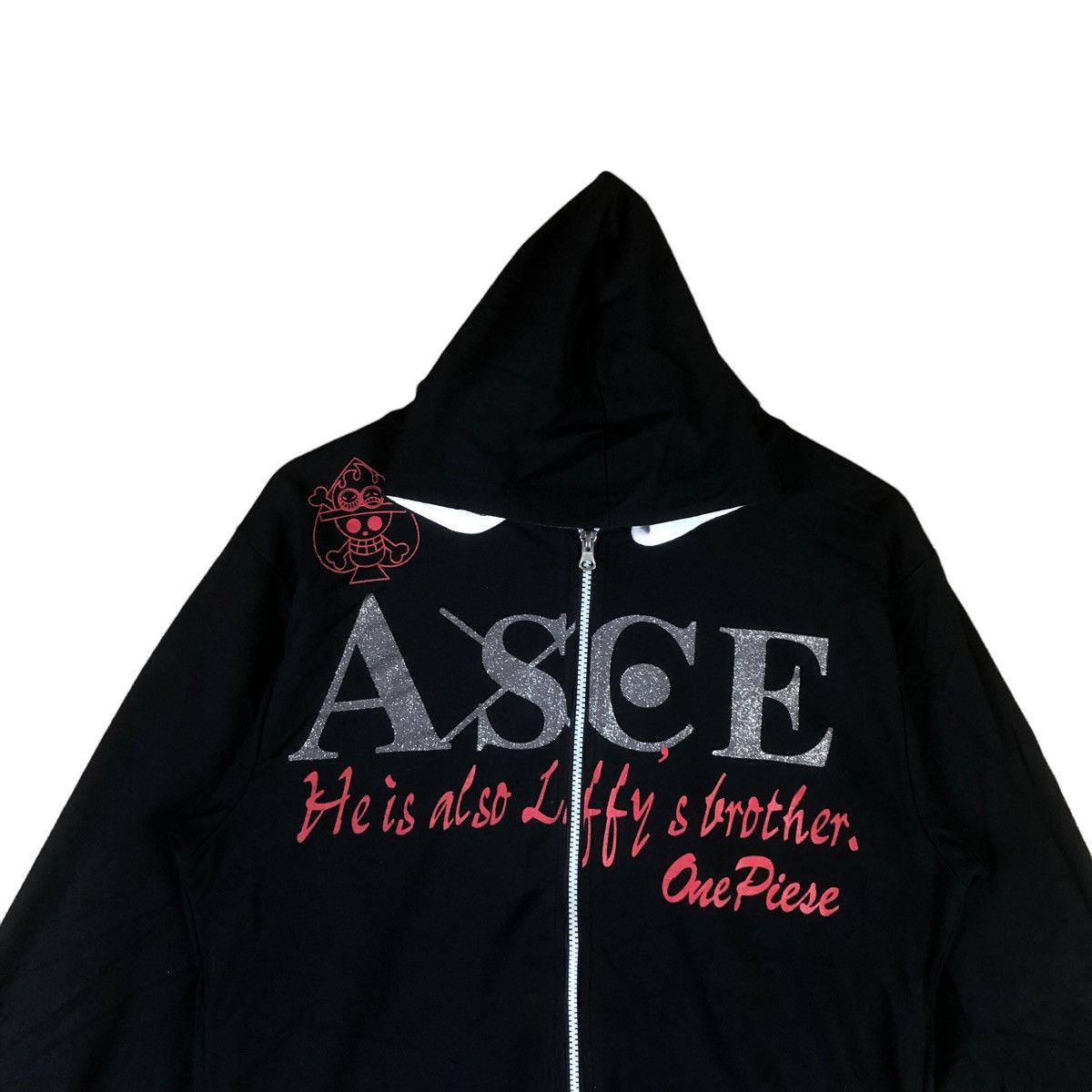 Anime × One Piece Vintage Hoodie One Piece Big Logo Full Zipper Pullover Size US M / EU 48-50 / 2 - 5 Thumbnail