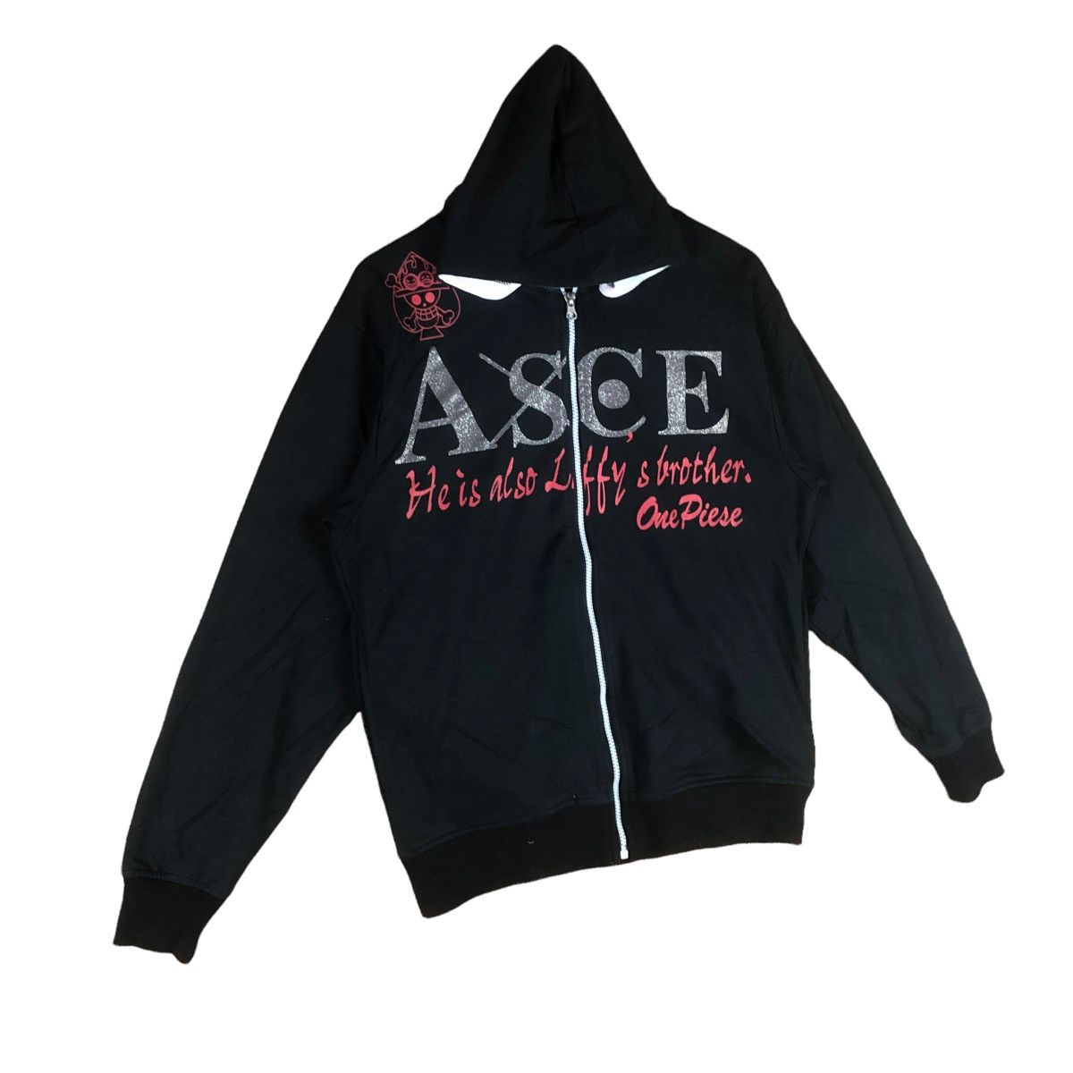 Anime × One Piece Vintage Hoodie One Piece Big Logo Full Zipper Pullover Size US M / EU 48-50 / 2 - 3 Thumbnail