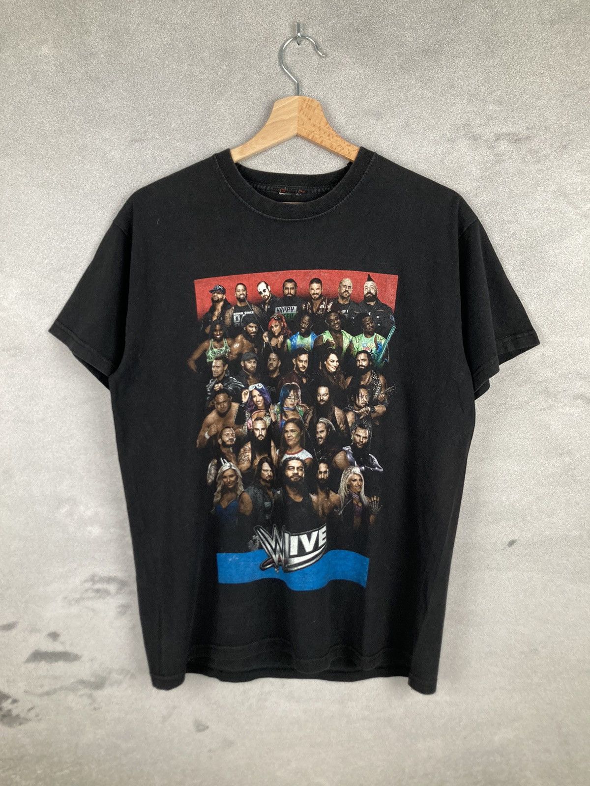 Vintage Vintage WWE Wrestling Smack Down Live Y2K Graphic Size US S / EU 44-46 / 1 - 1 Thumbnail