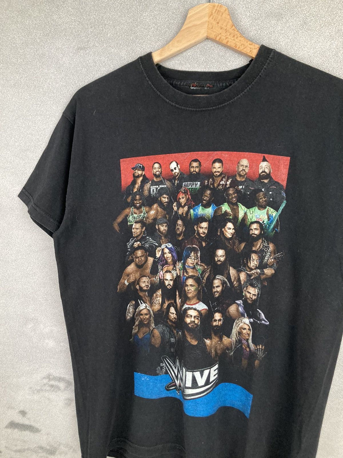 Vintage Vintage WWE Wrestling Smack Down Live Y2K Graphic Size US S / EU 44-46 / 1 - 3 Thumbnail